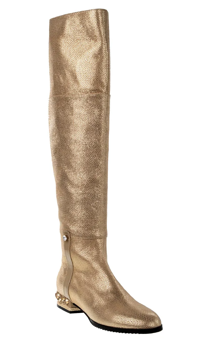 6619 Marino Fabiani Boots / Gold