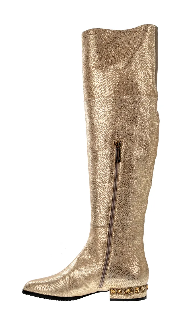 6619 Marino Fabiani Boots / Gold