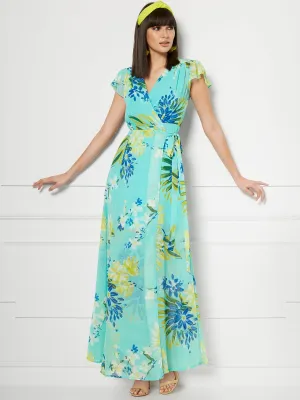 Allison Wrap Maxi Dress - Eva Mendes Collection