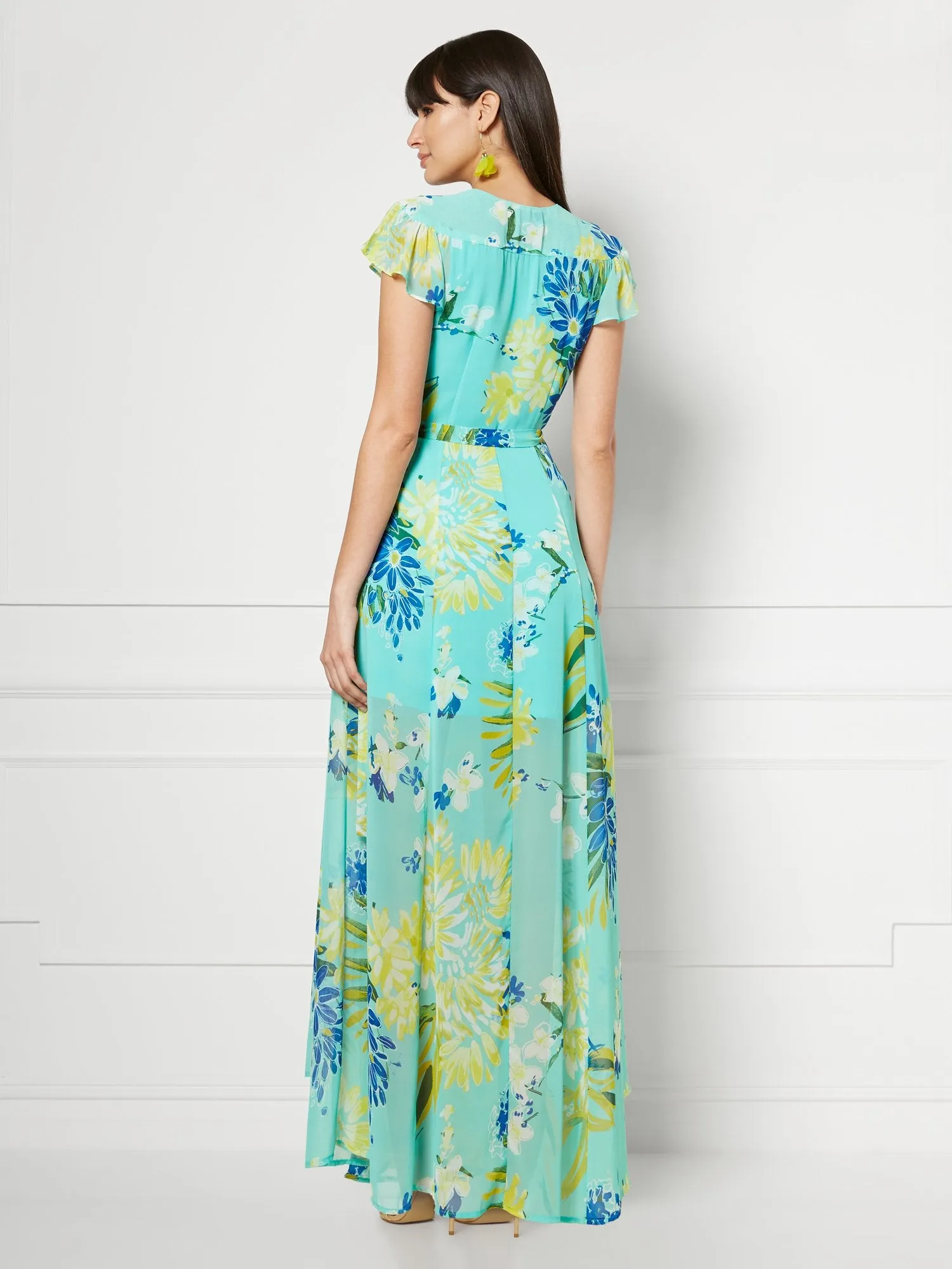 Allison Wrap Maxi Dress - Eva Mendes Collection