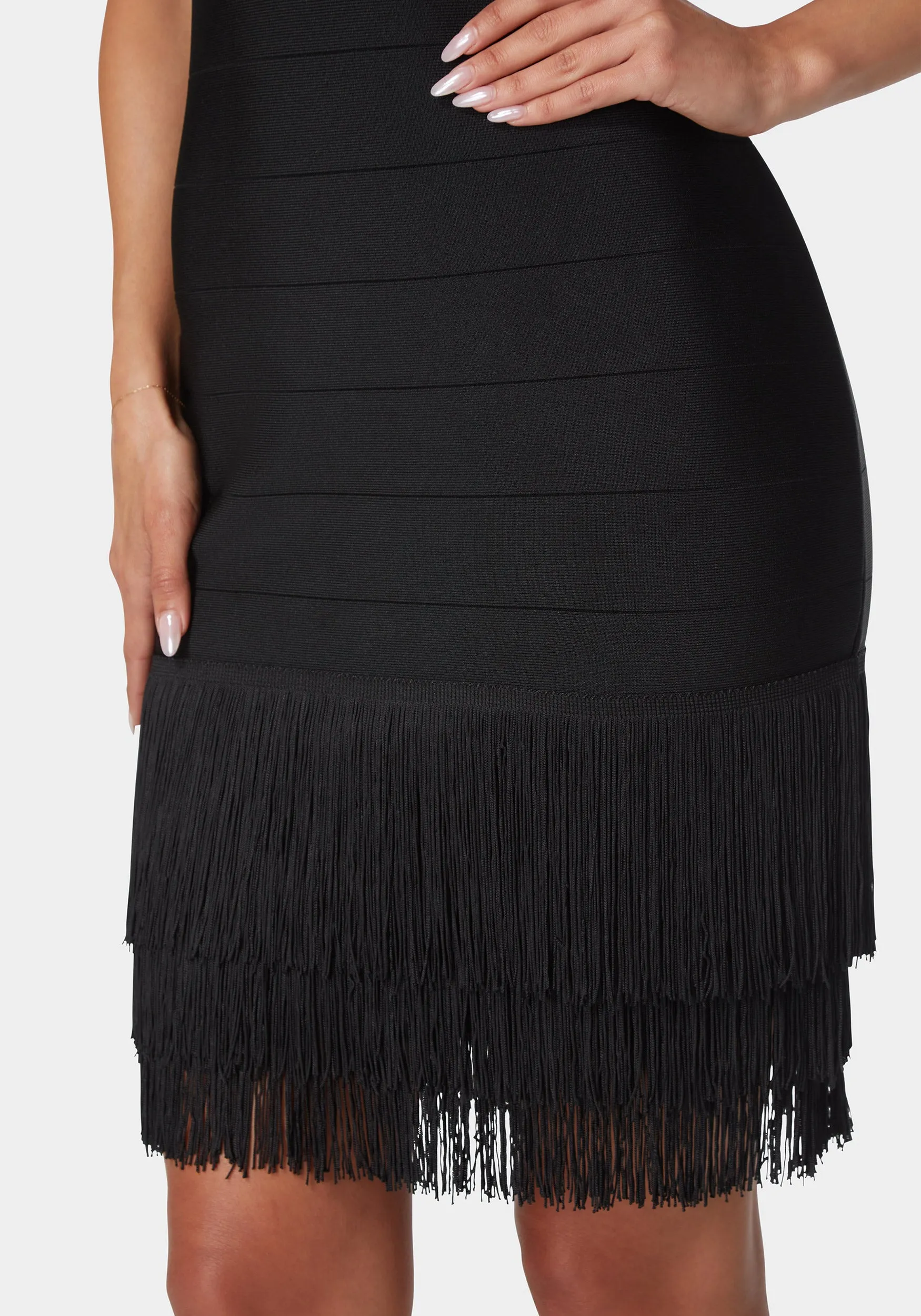 Bandage Fringe Dress