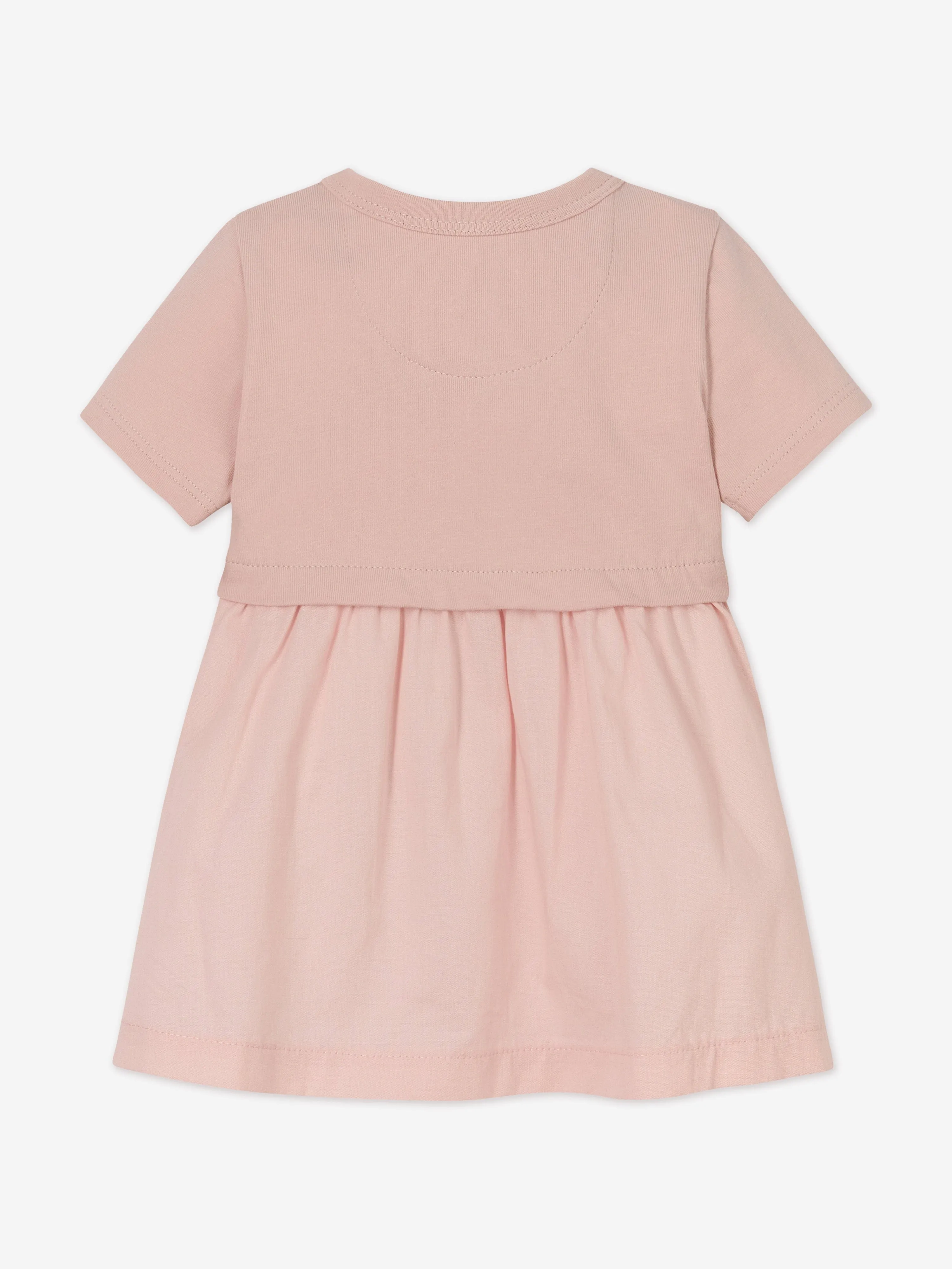 Calvin Klein Baby Girls Monogram Logo Dress in Pink