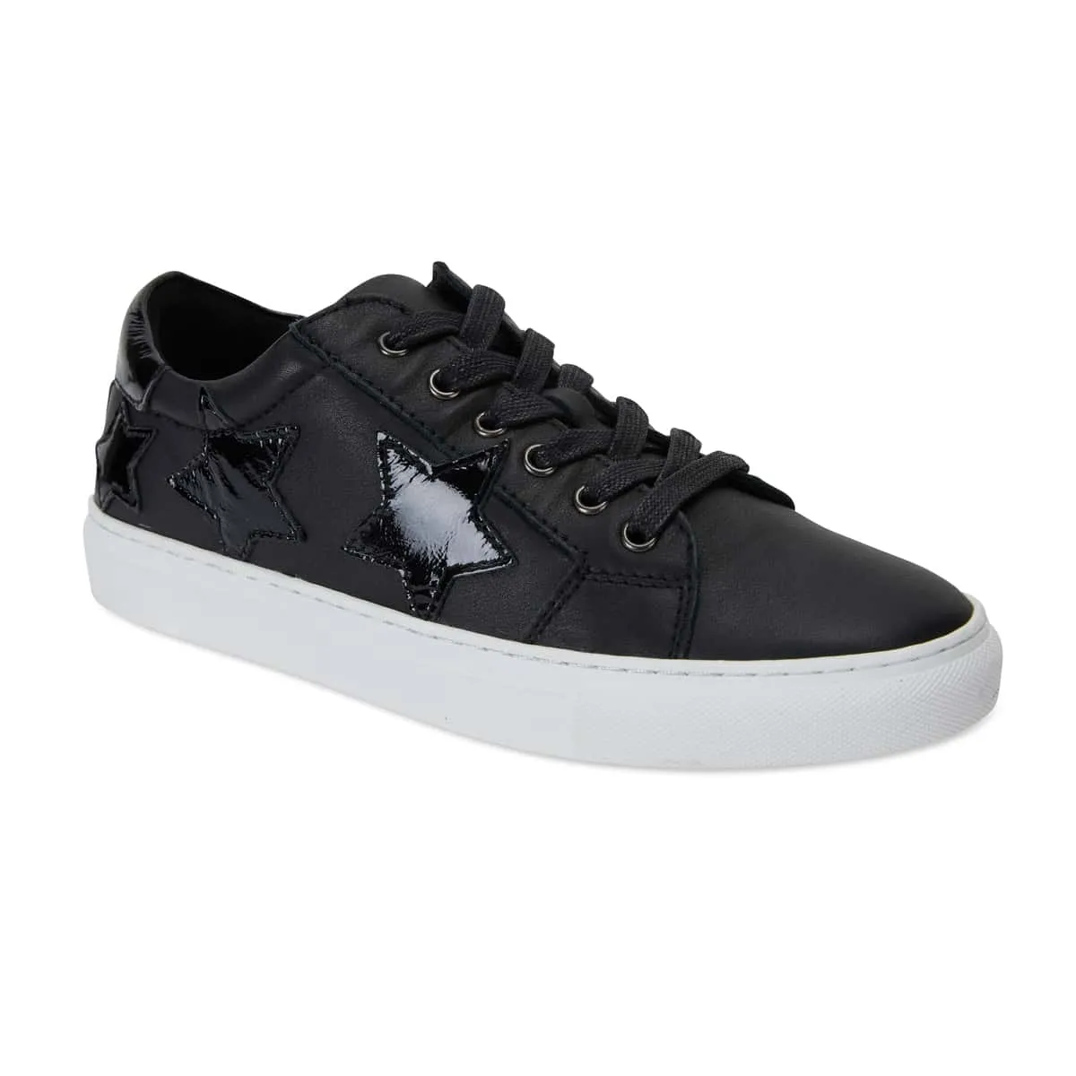 Campus Sneaker in Black Leather