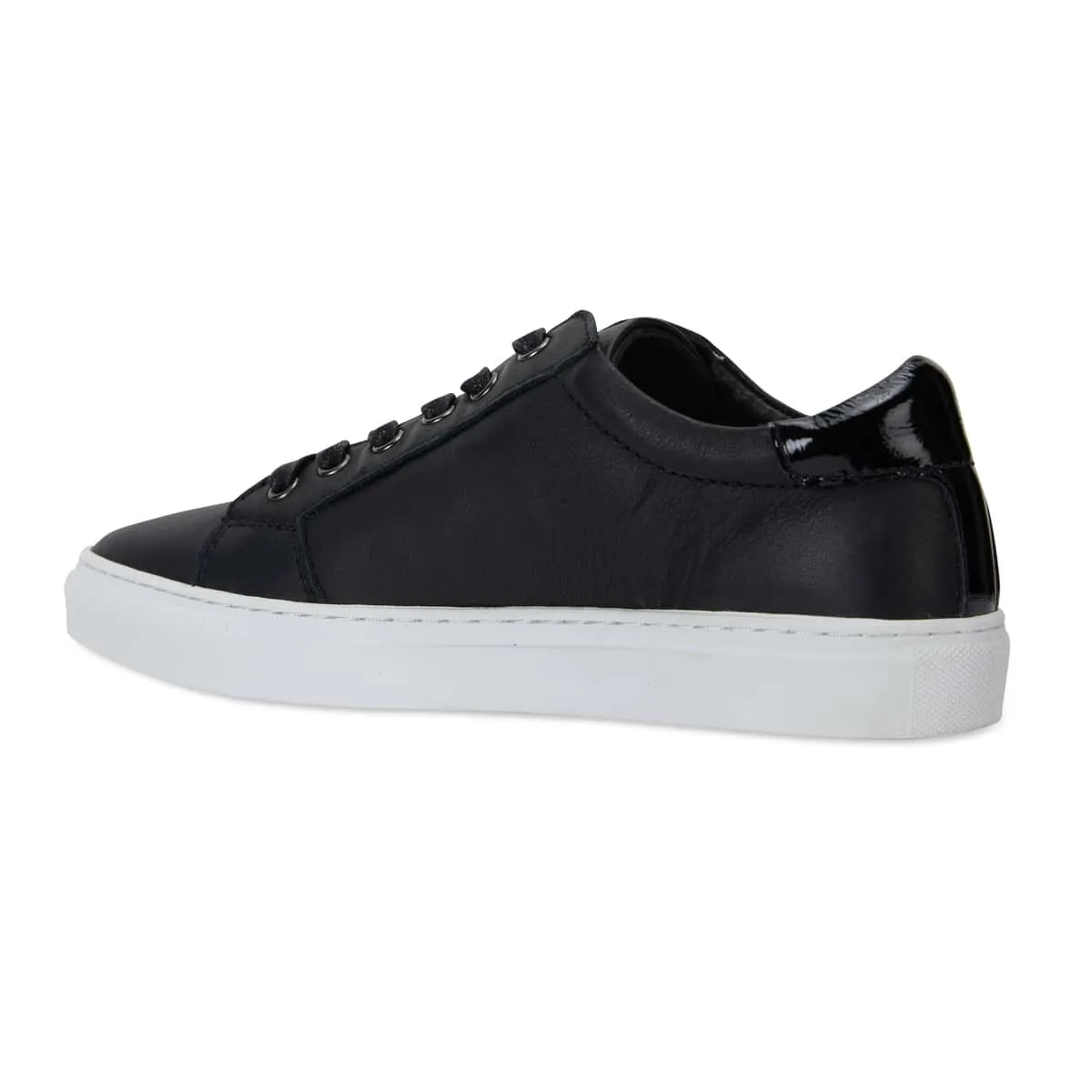 Campus Sneaker in Black Leather