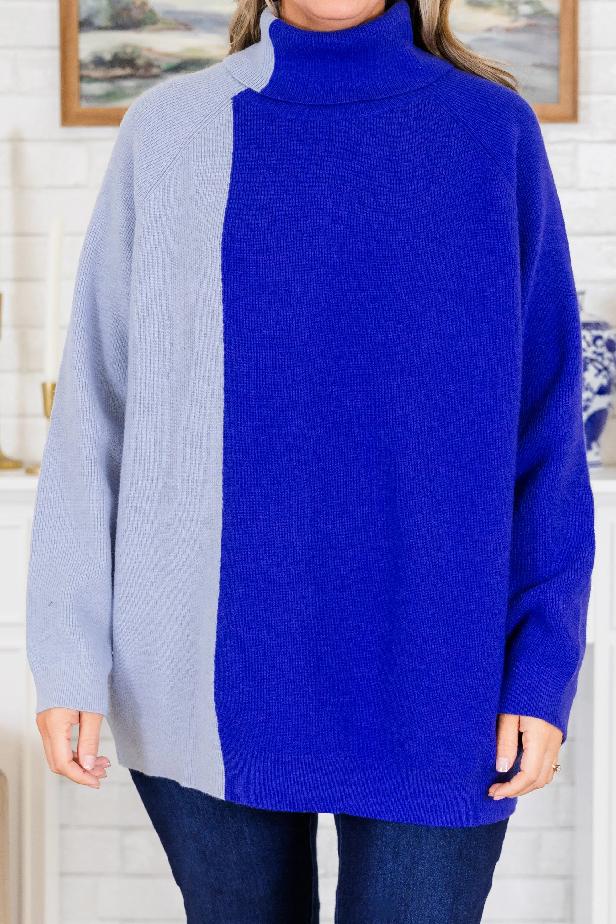 Chic Mindset Sweater, Royal