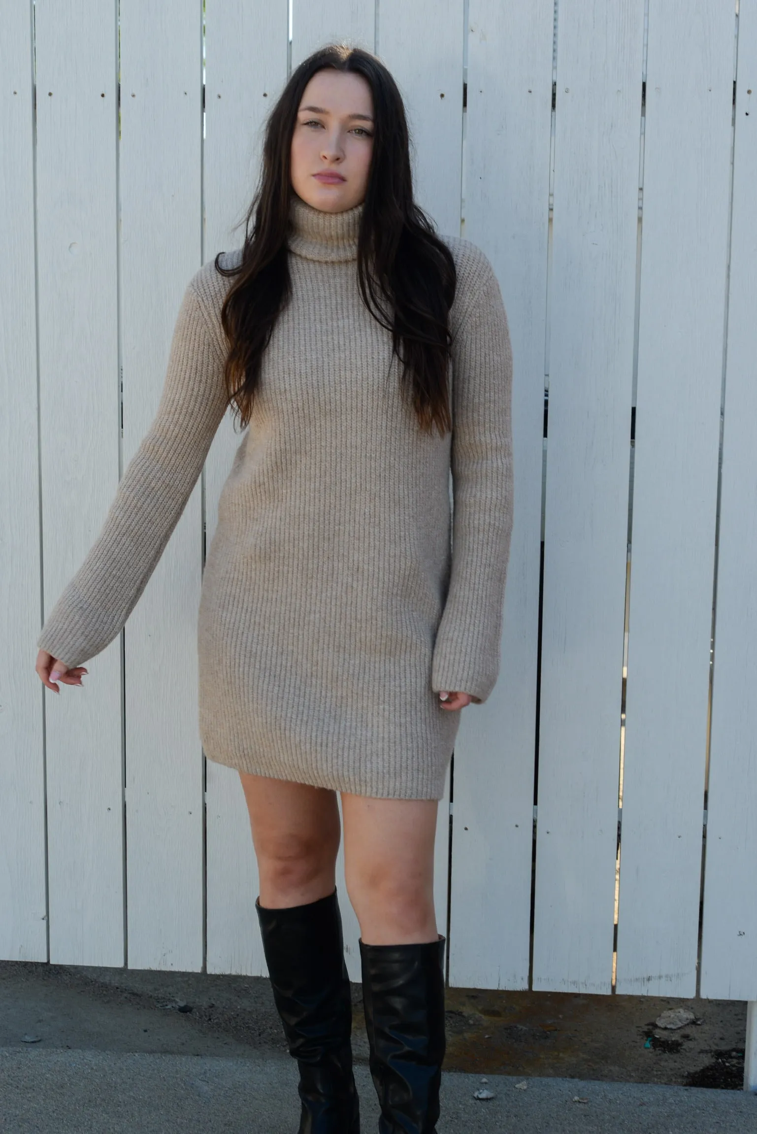 GET COZY SWEATER DRESS