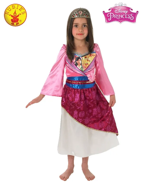 Girls Mulan Glitter Costume