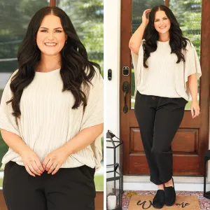 Graceful Glam Top, Cream