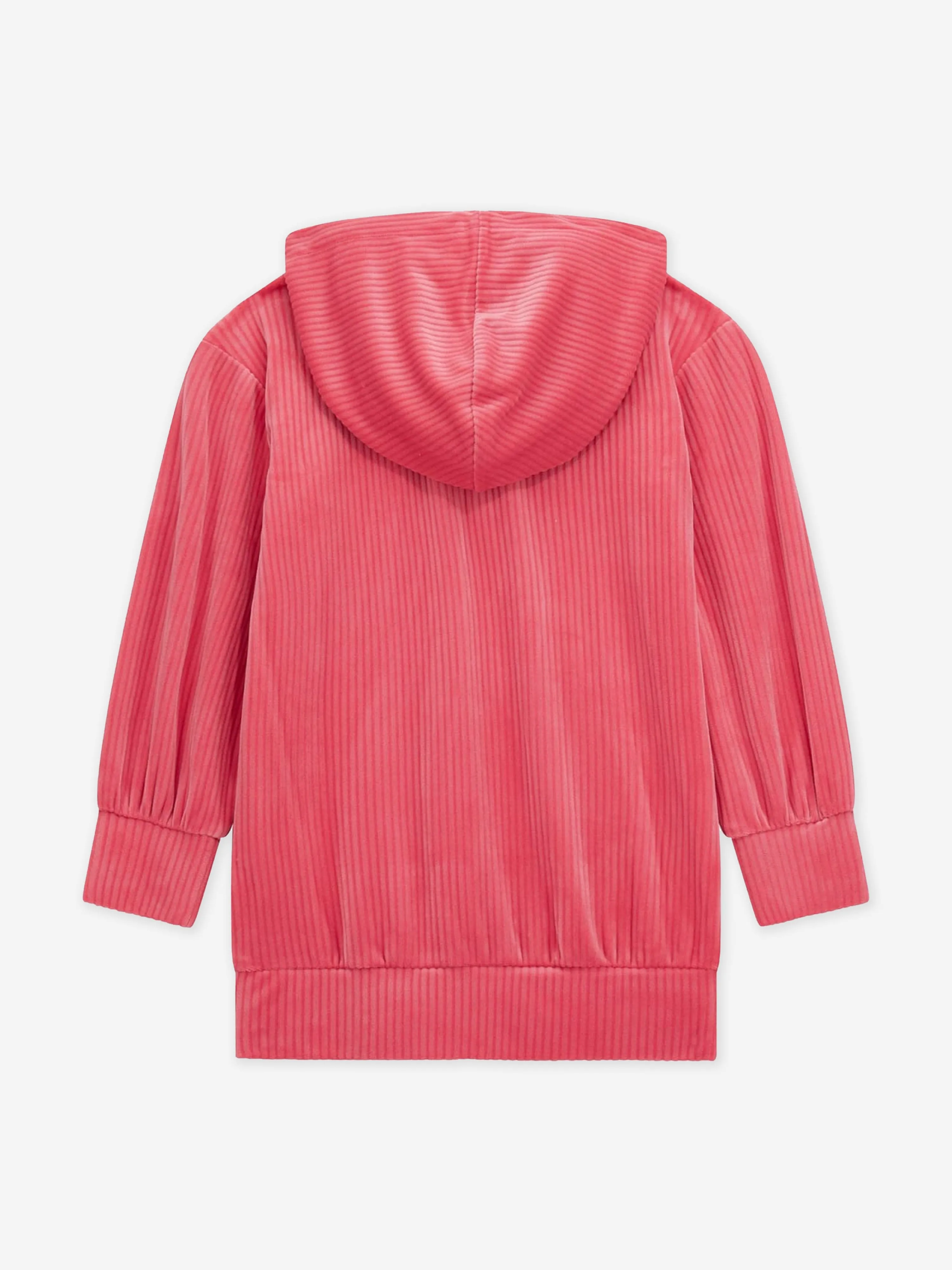 Guess Girls Corduroy Hooded Dress in Pink