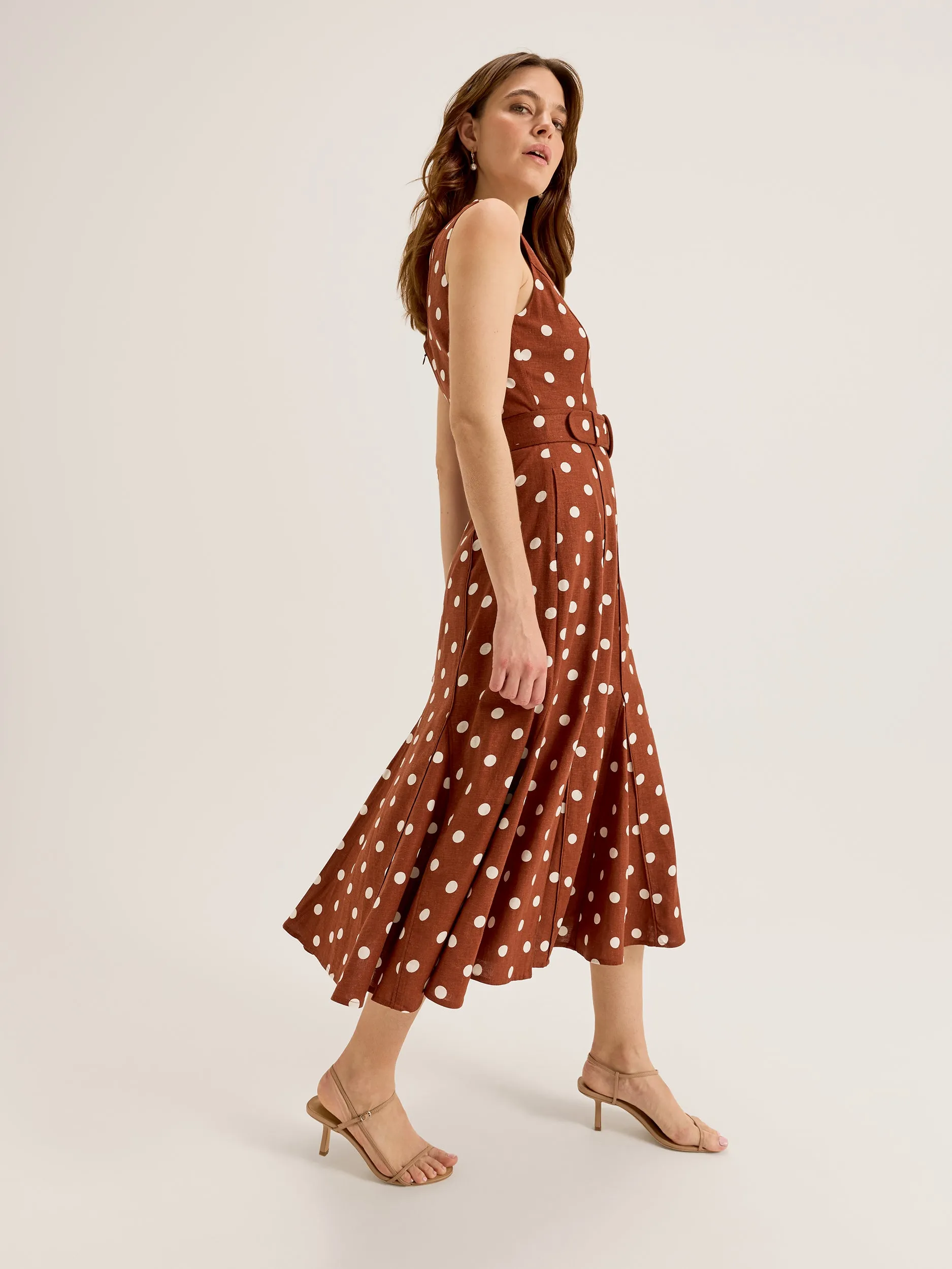 Hattie Spot Dress