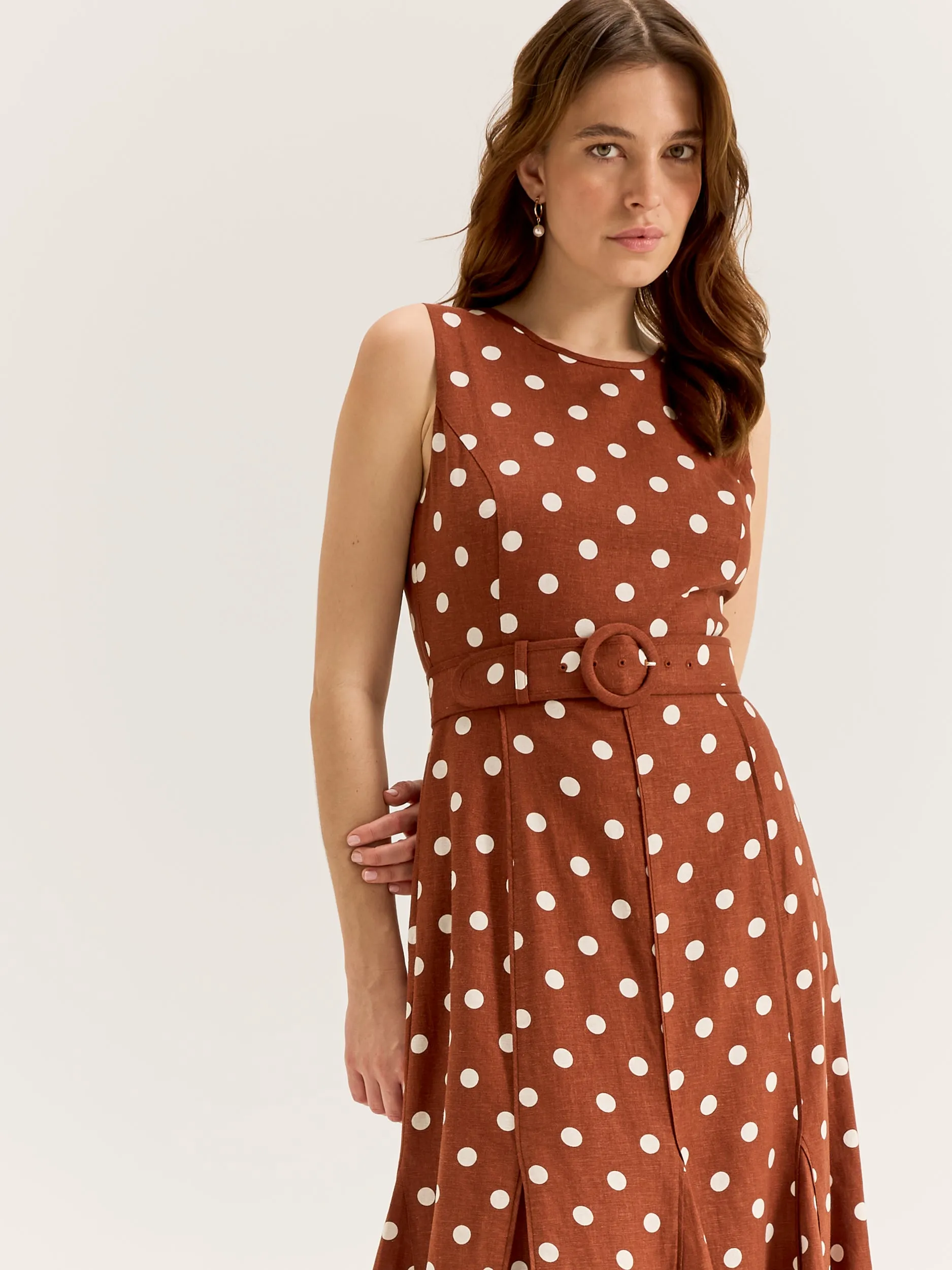 Hattie Spot Dress