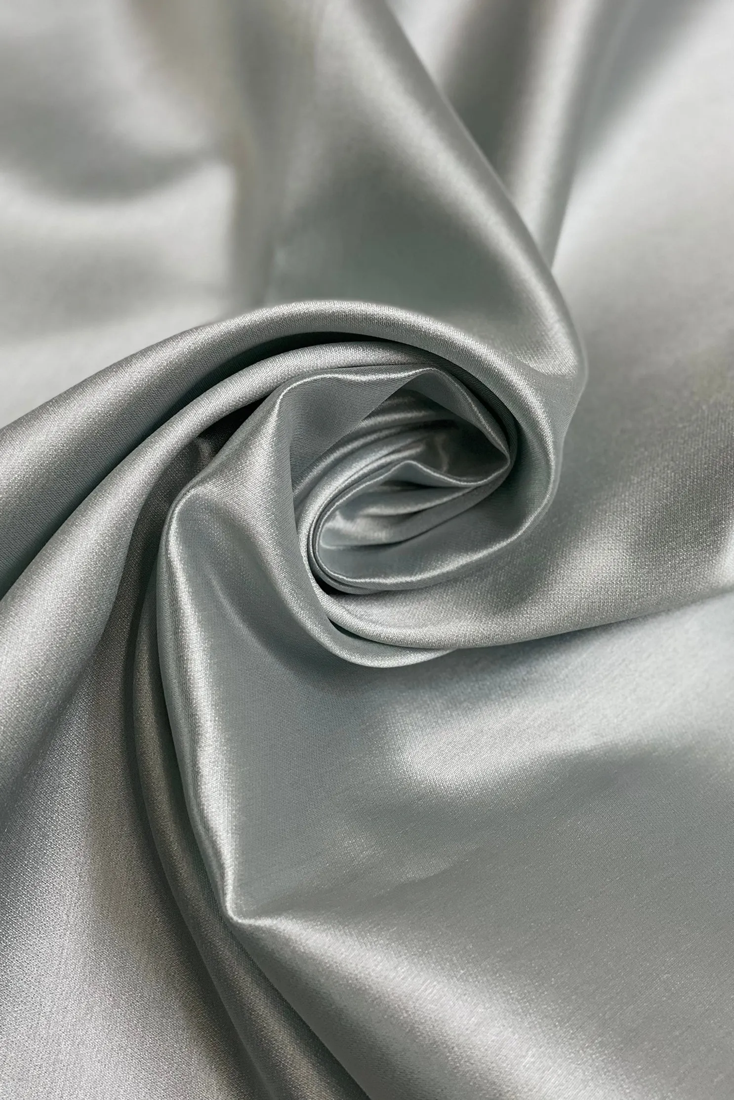 Ice Flow Italian Satin Organza