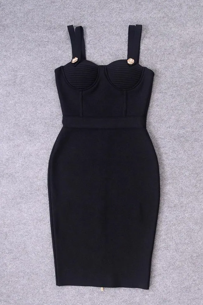 Kate Bandage Dress - Classic Black