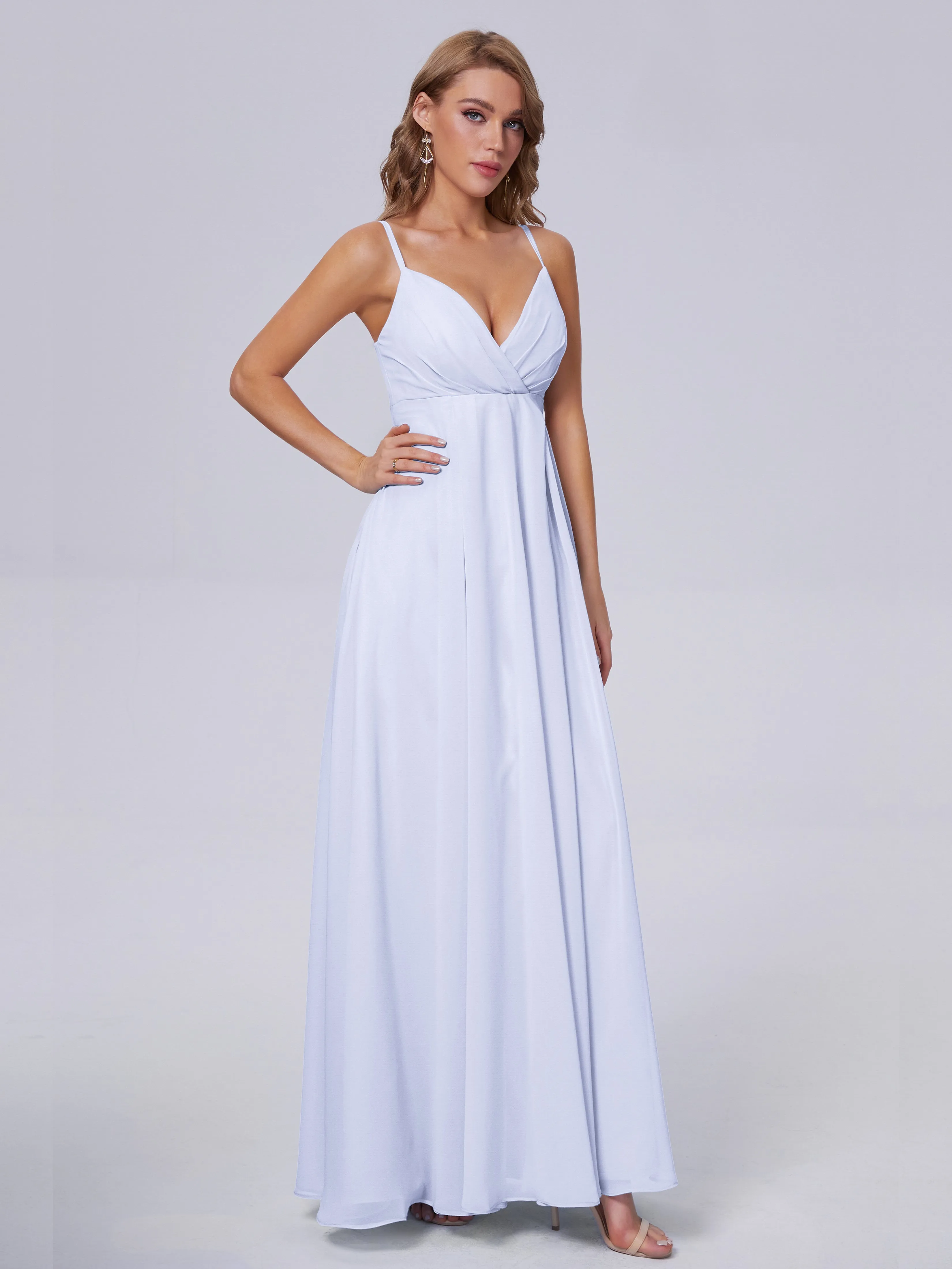 Laila Classic Spaghetti Straps Chiffon Bridesmaid Dresses