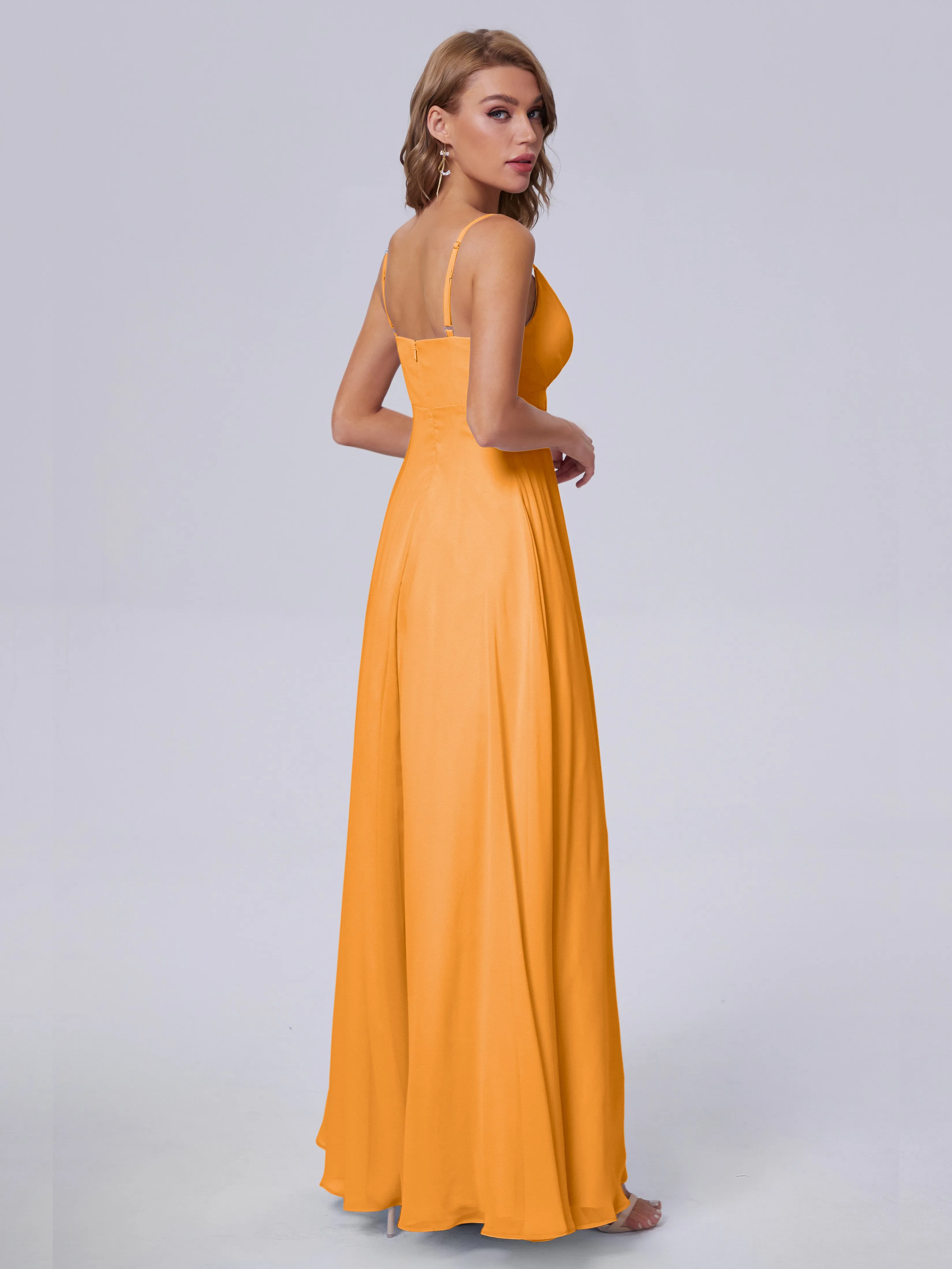 Laila Classic Spaghetti Straps Chiffon Bridesmaid Dresses