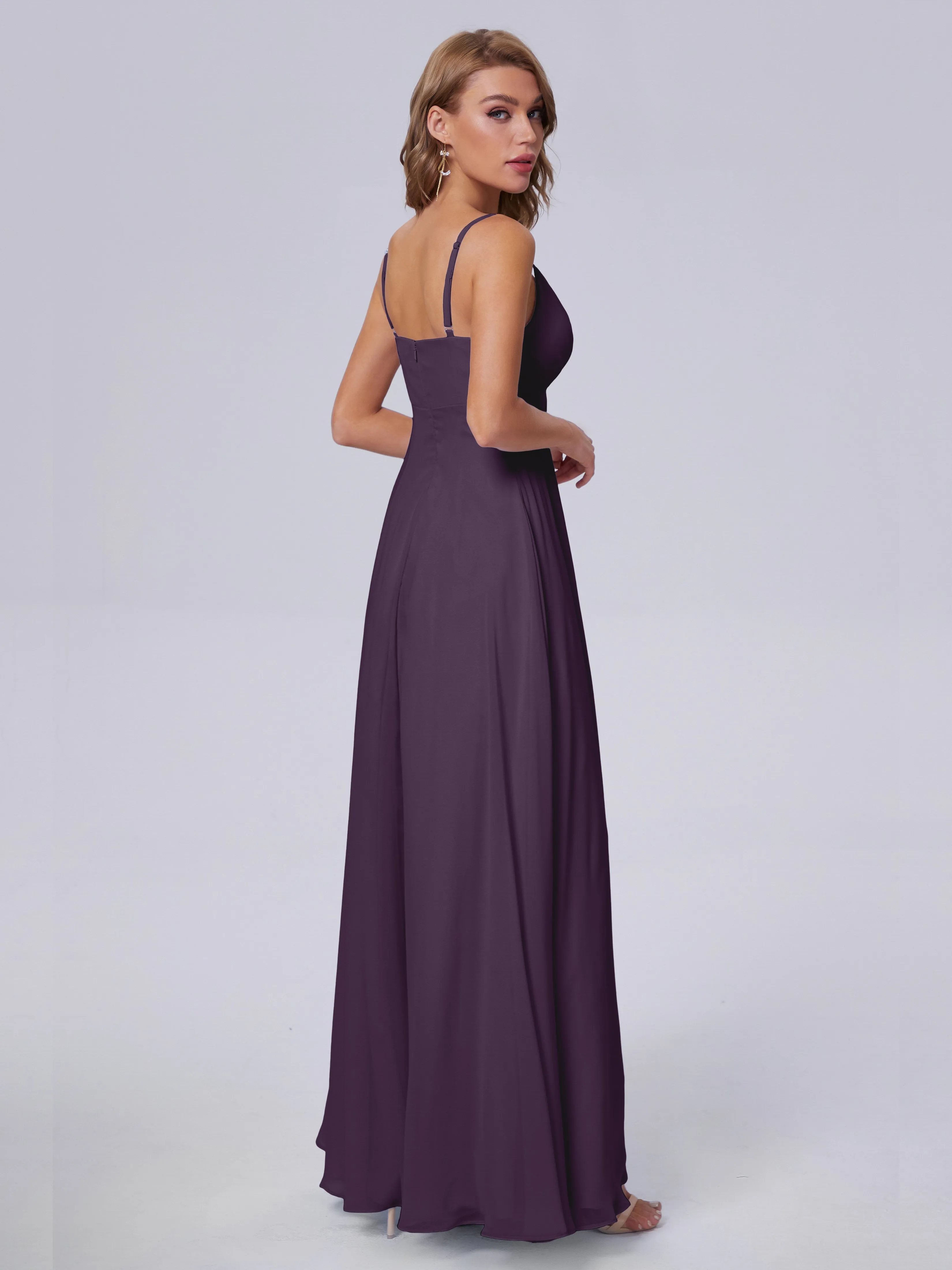 Laila Classic Spaghetti Straps Chiffon Bridesmaid Dresses