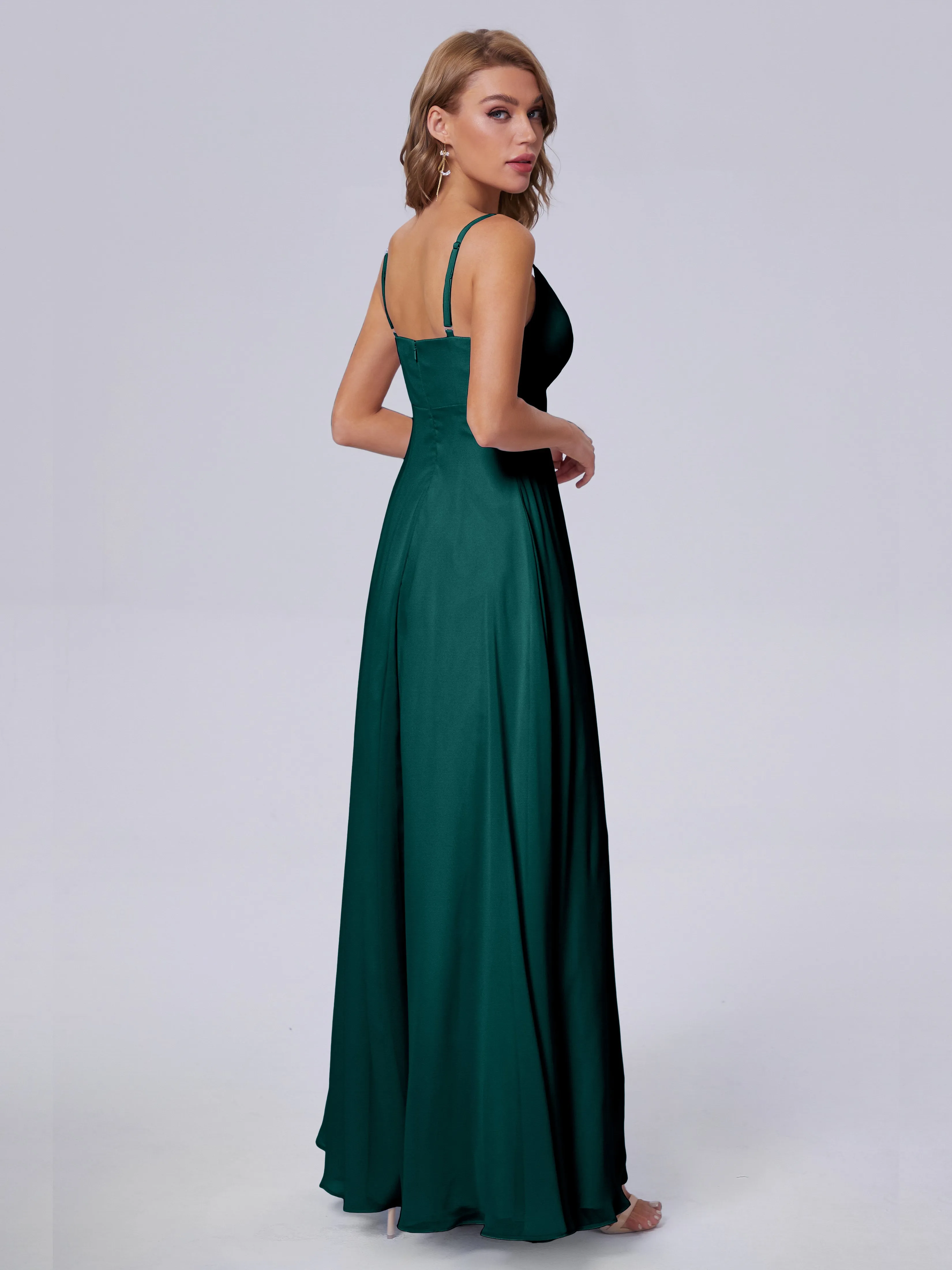 Laila Classic Spaghetti Straps Chiffon Bridesmaid Dresses