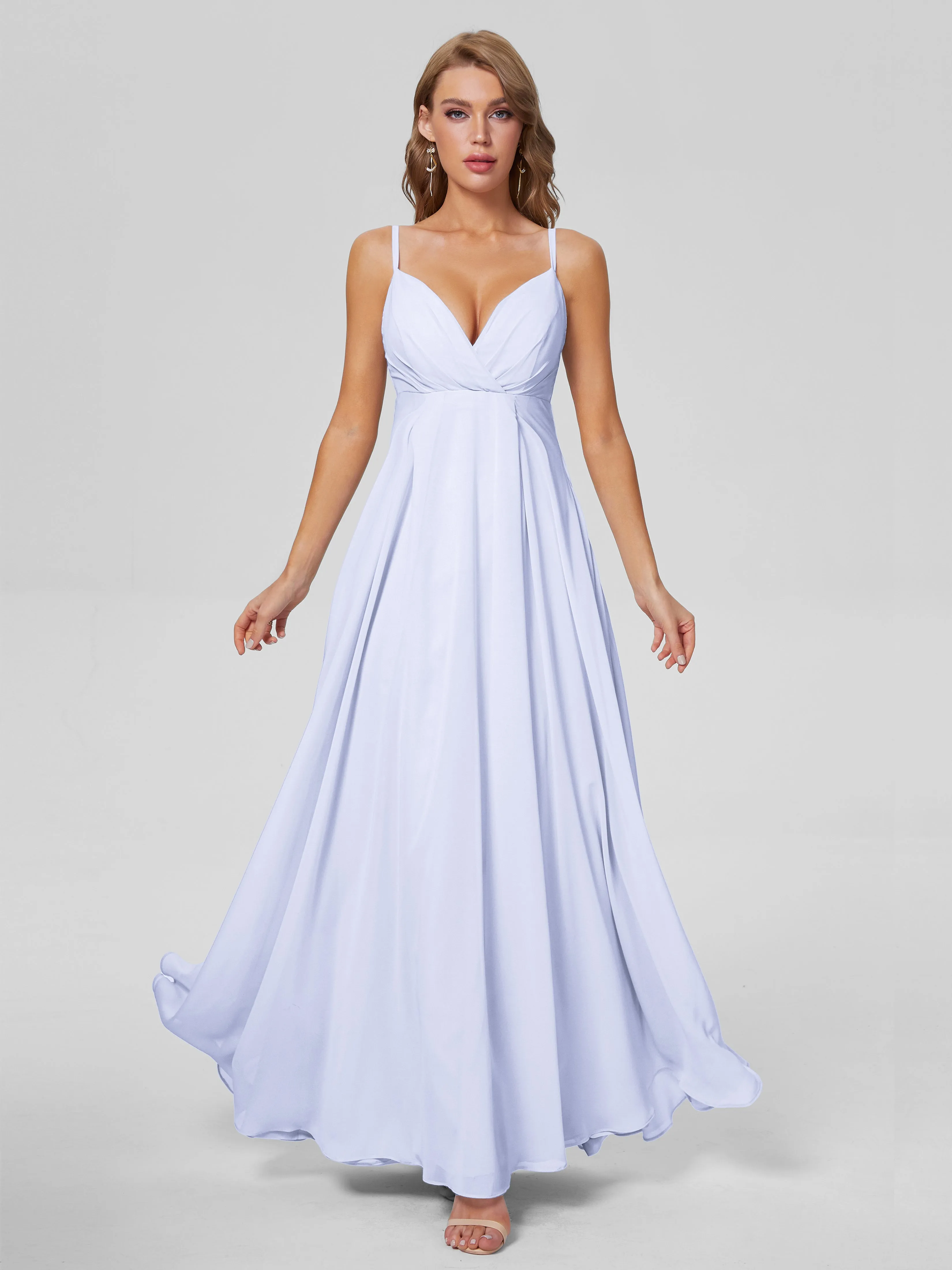 Laila Classic Spaghetti Straps Chiffon Bridesmaid Dresses