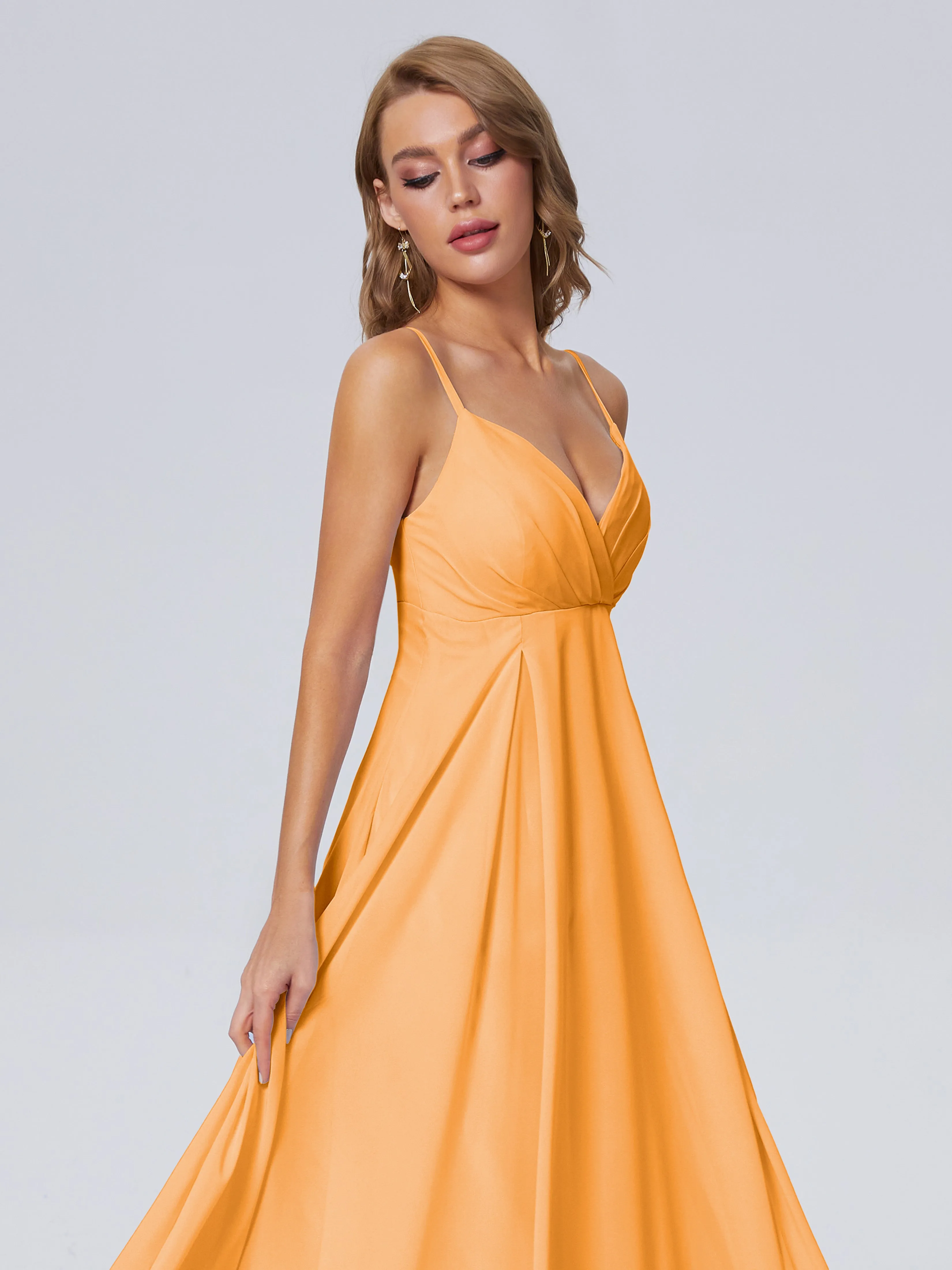 Laila Classic Spaghetti Straps Chiffon Bridesmaid Dresses