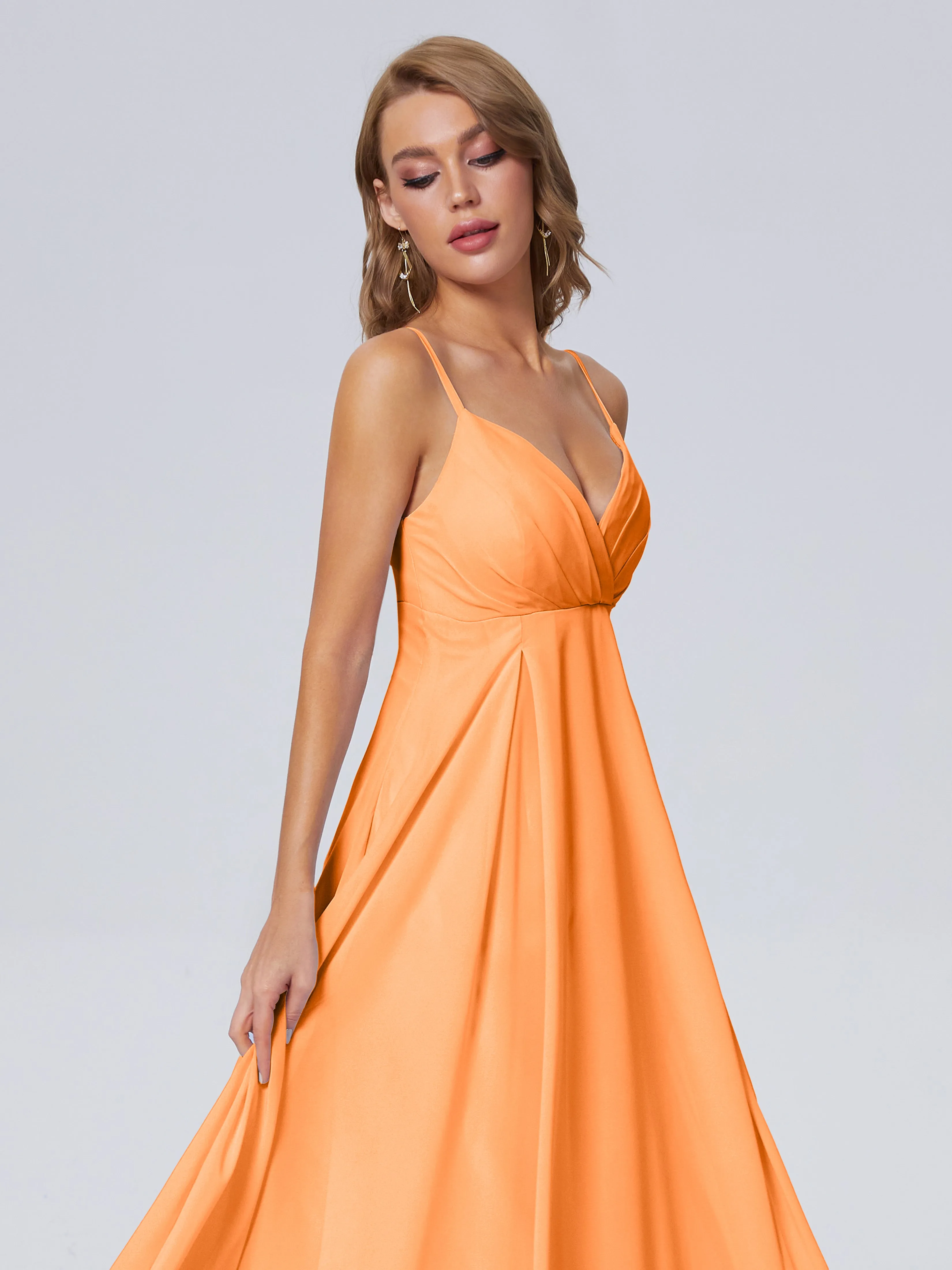 Laila Classic Spaghetti Straps Chiffon Bridesmaid Dresses