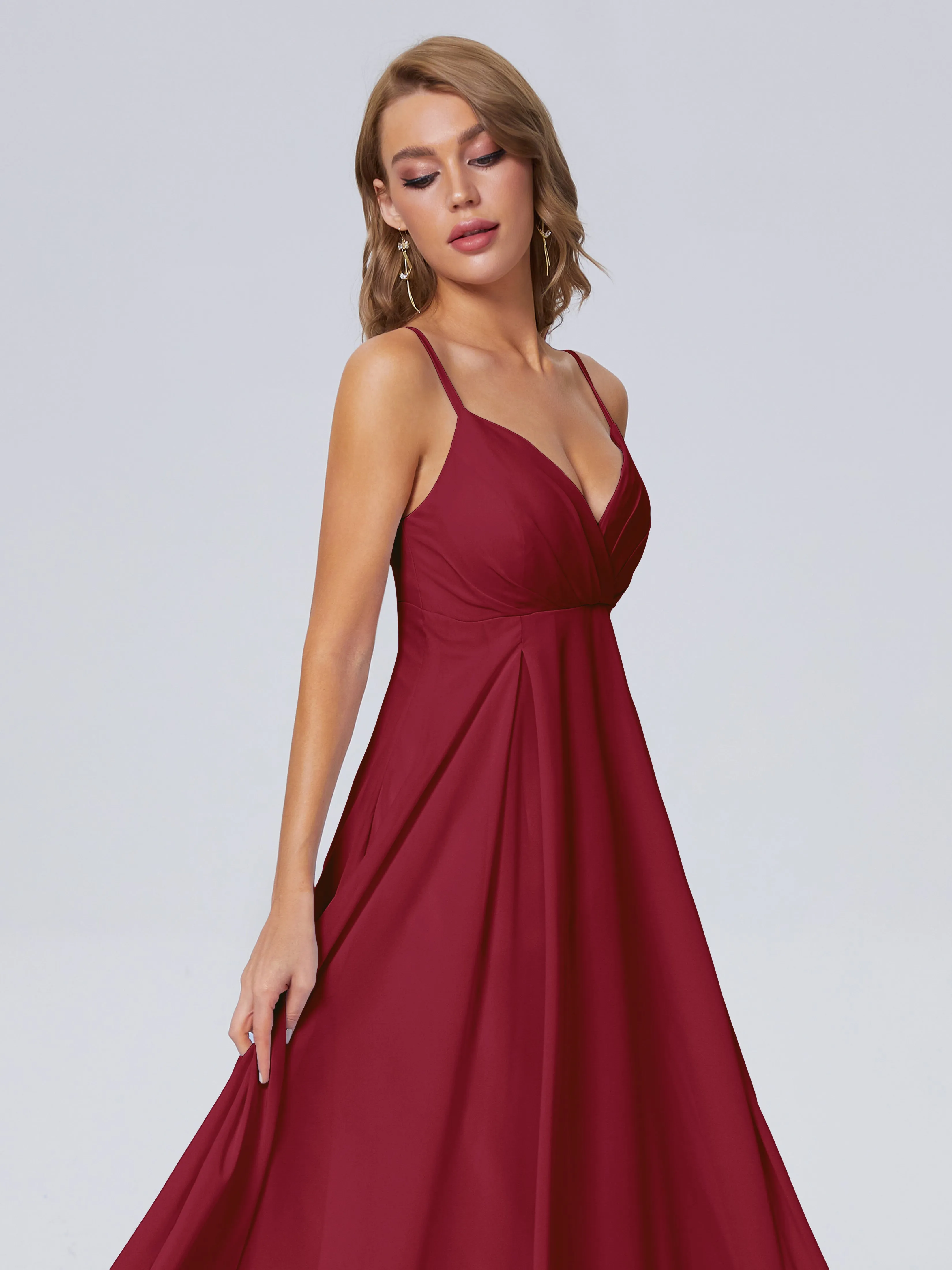 Laila Classic Spaghetti Straps Chiffon Bridesmaid Dresses