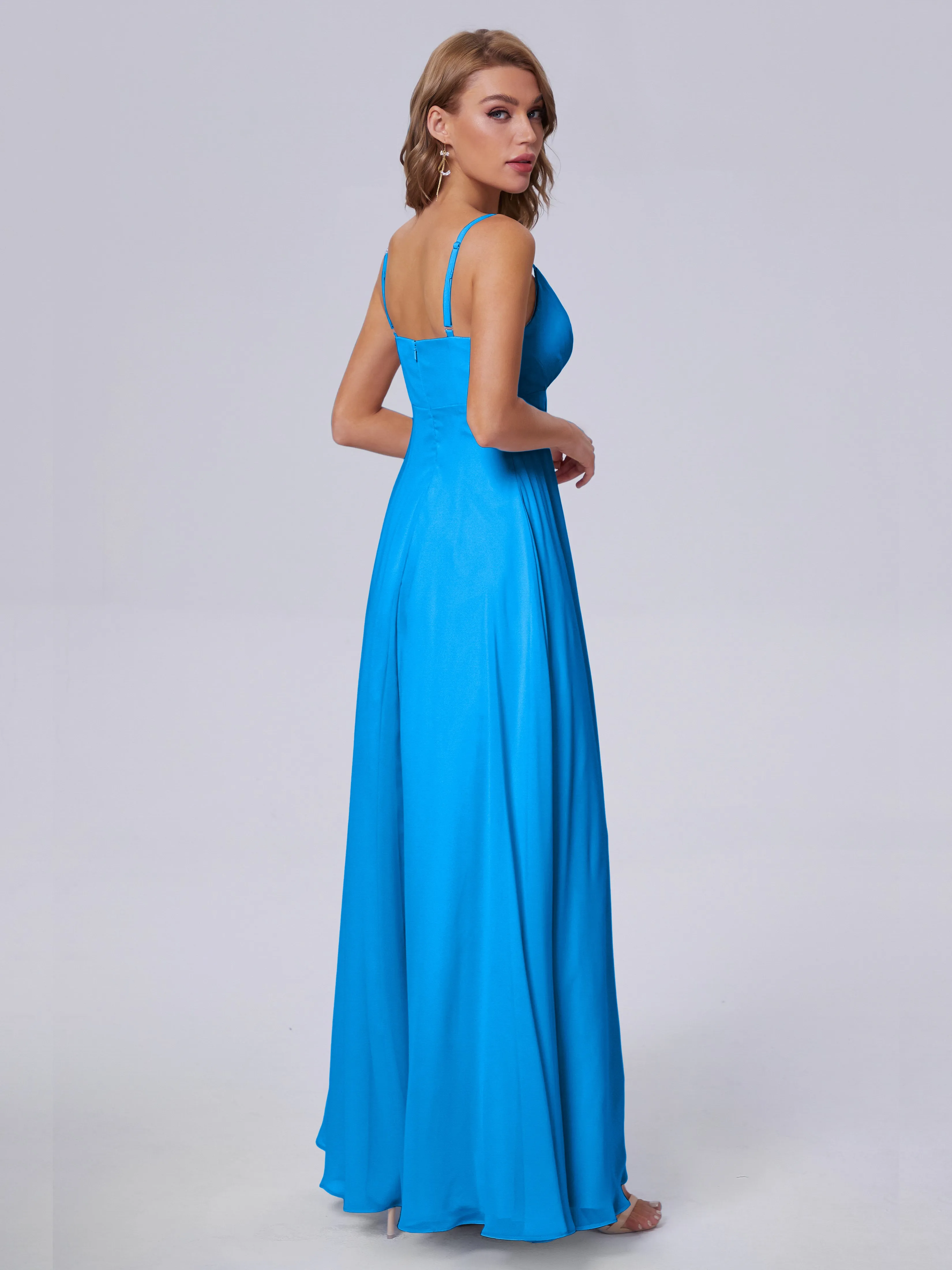 Laila Classic Spaghetti Straps Chiffon Bridesmaid Dresses