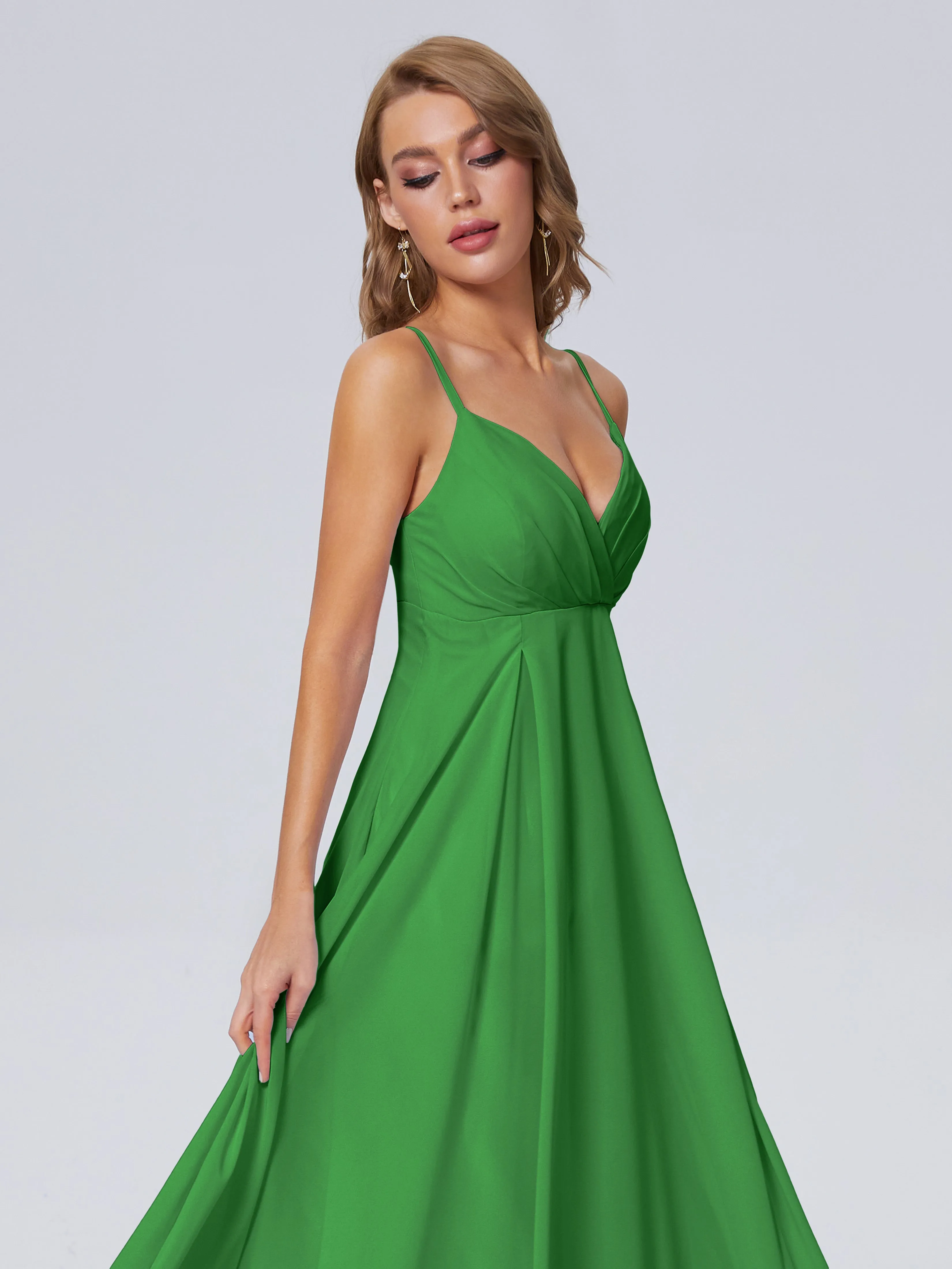 Laila Classic Spaghetti Straps Chiffon Bridesmaid Dresses