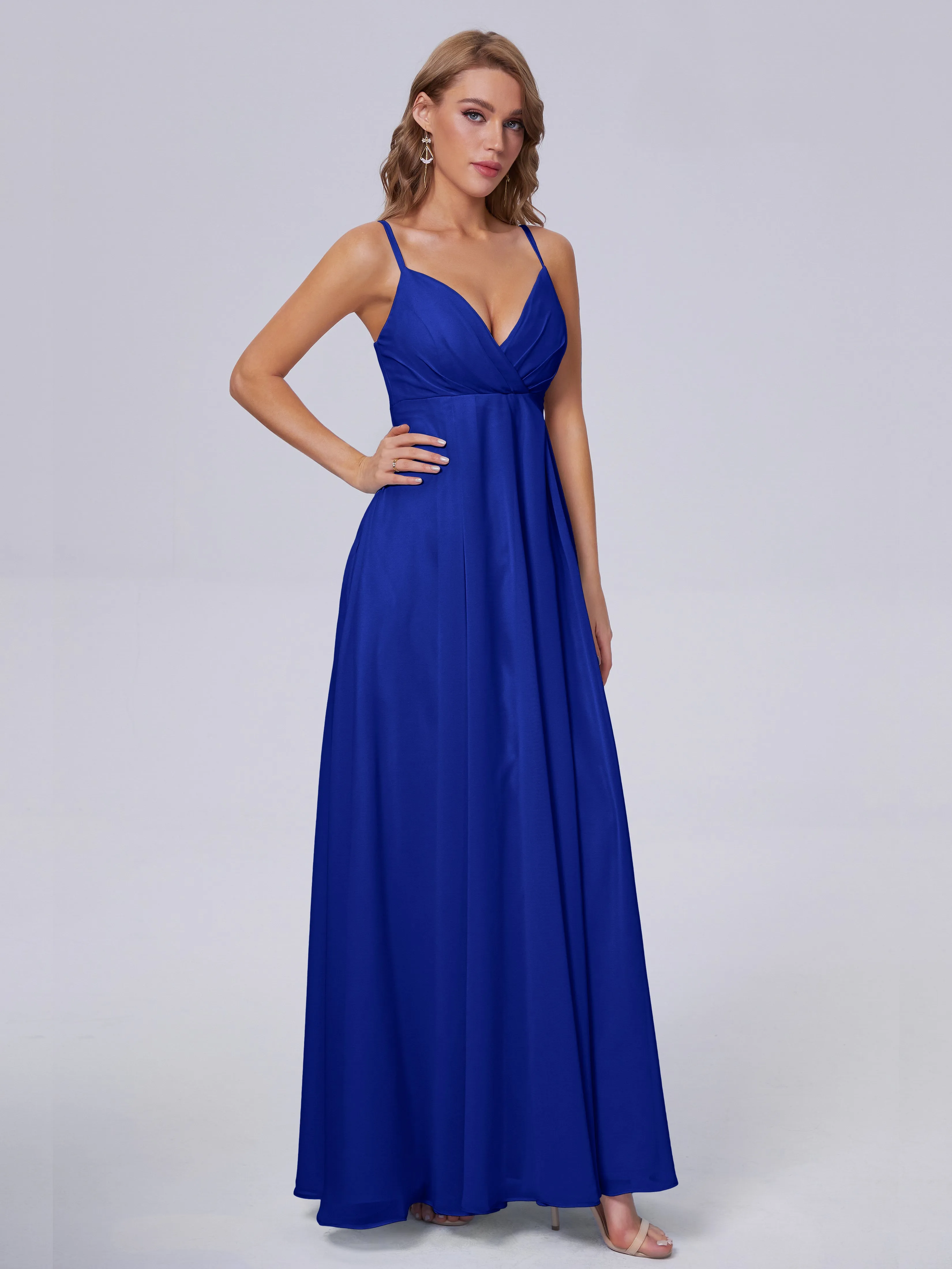 Laila Classic Spaghetti Straps Chiffon Bridesmaid Dresses