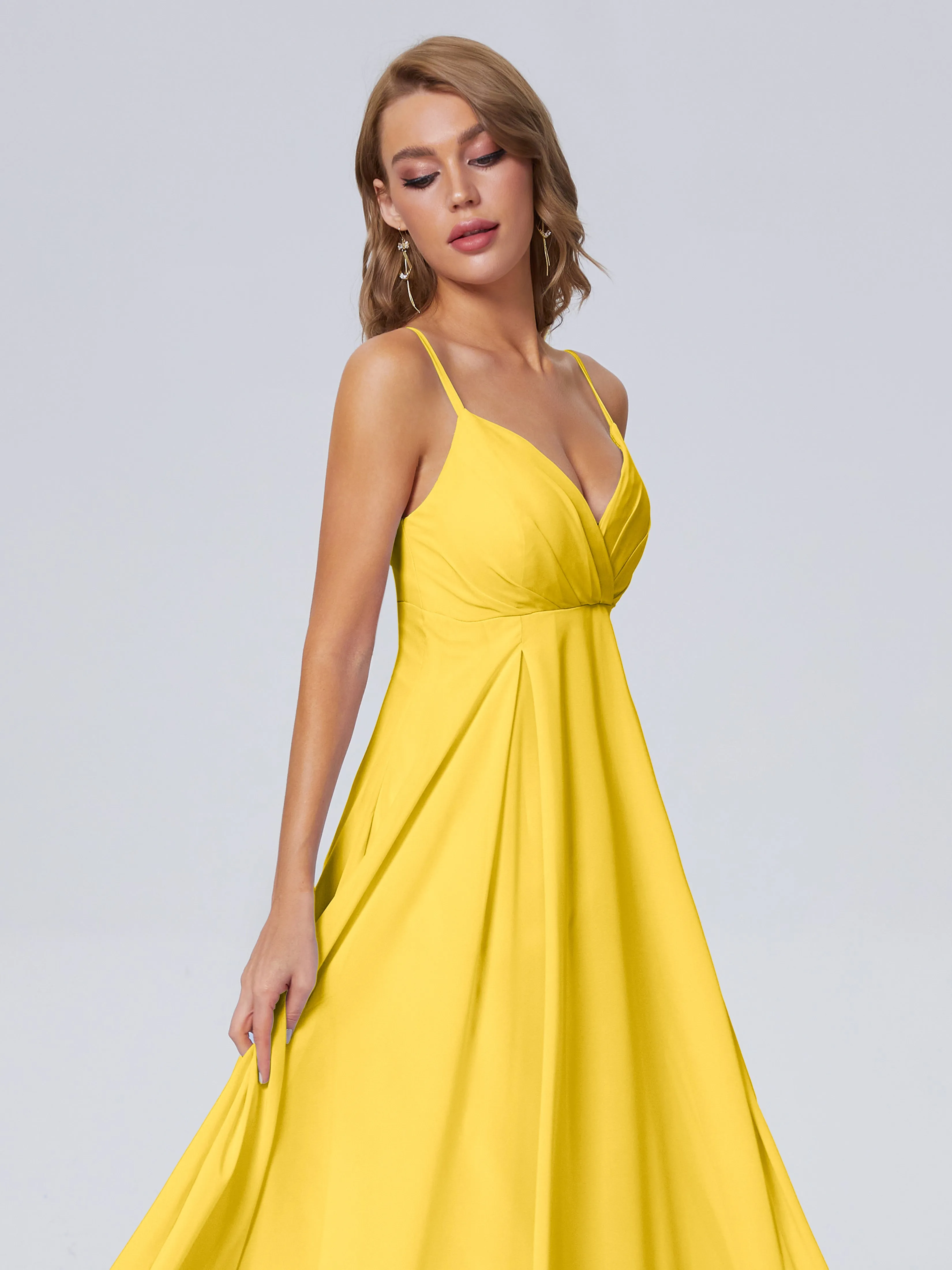 Laila Classic Spaghetti Straps Chiffon Bridesmaid Dresses