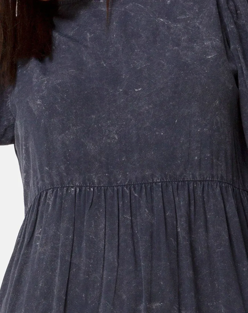 Magnolia Dress in Wash Out Black