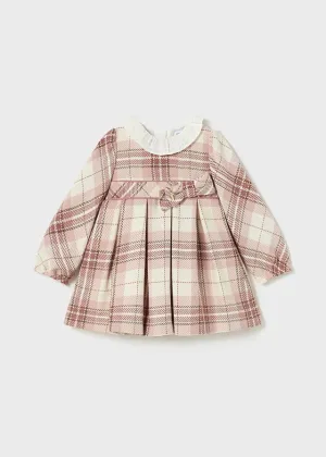 Mayoral 2903 074 - Blush Plaid Dress