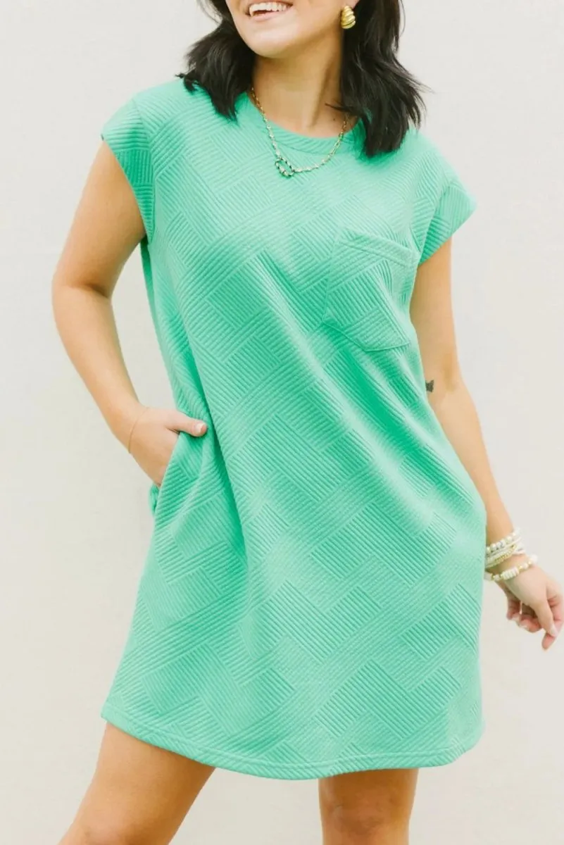 Mint Green T Shirt Dress