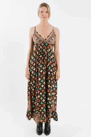 Nahar Spaghetti Maxi Dress