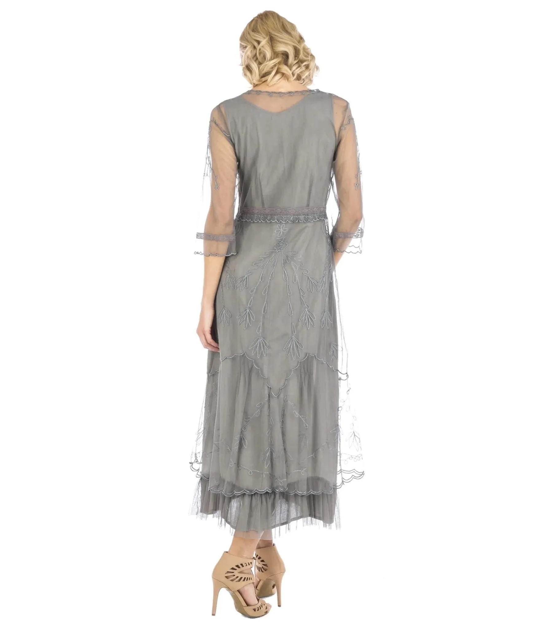 Nataya 1920s Style Smoke Flapper Dress