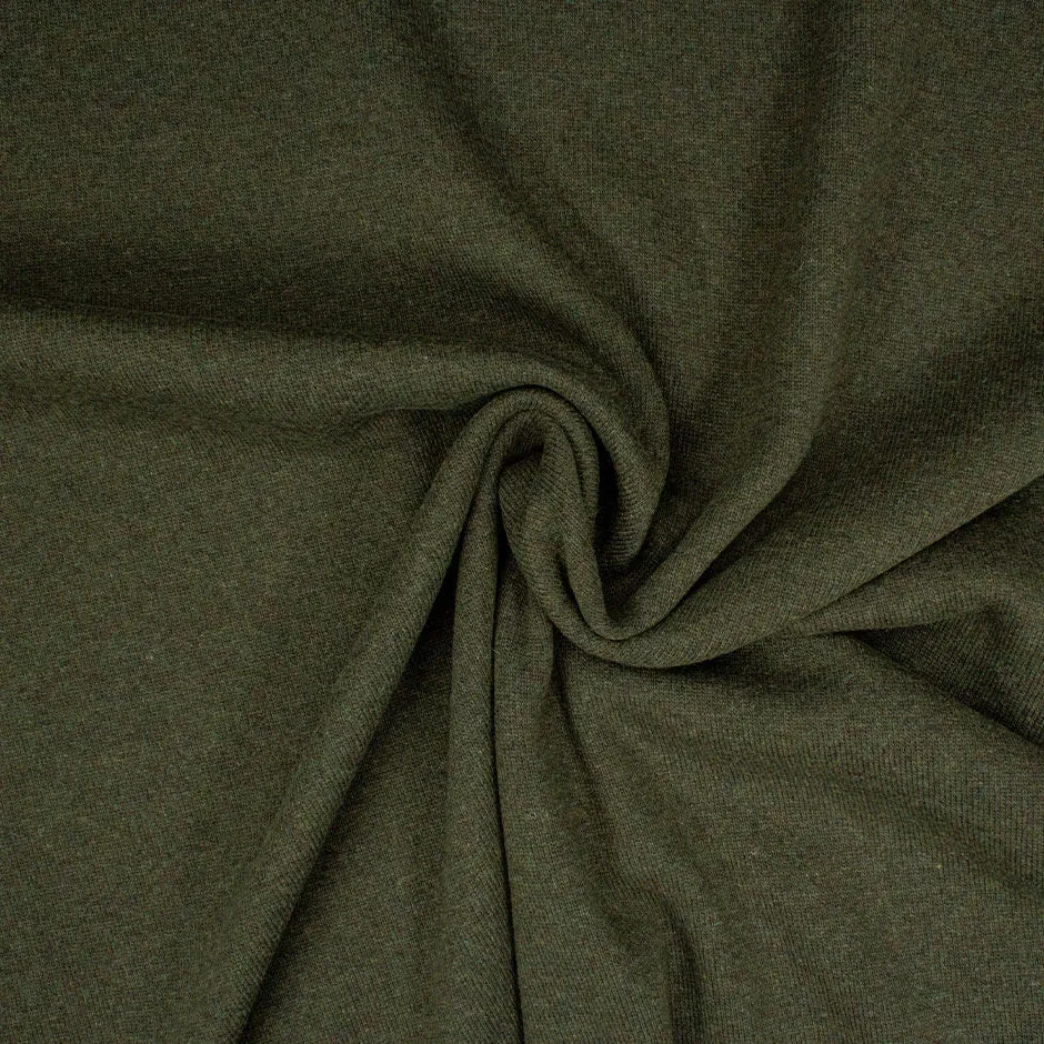 Olive Green & Grey Double-Sided Jersey