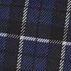 Plaid Button-Detail Sheath Dress