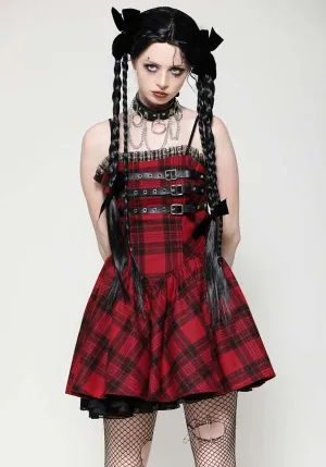 Playful Punk Red Rock | DRESS