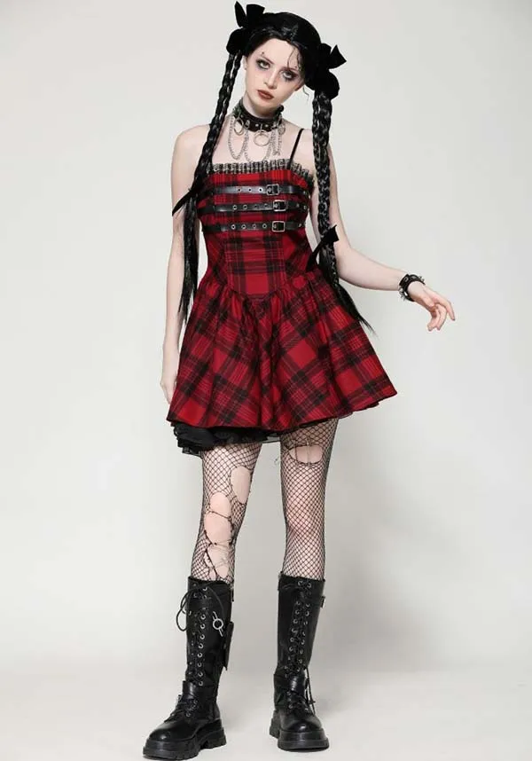 Playful Punk Red Rock | DRESS