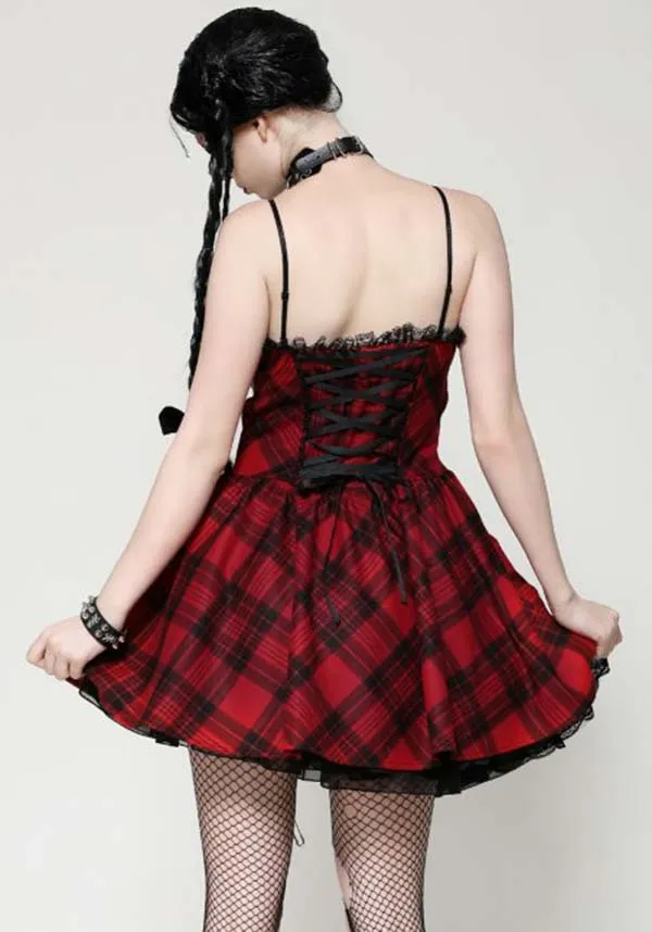 Playful Punk Red Rock | DRESS