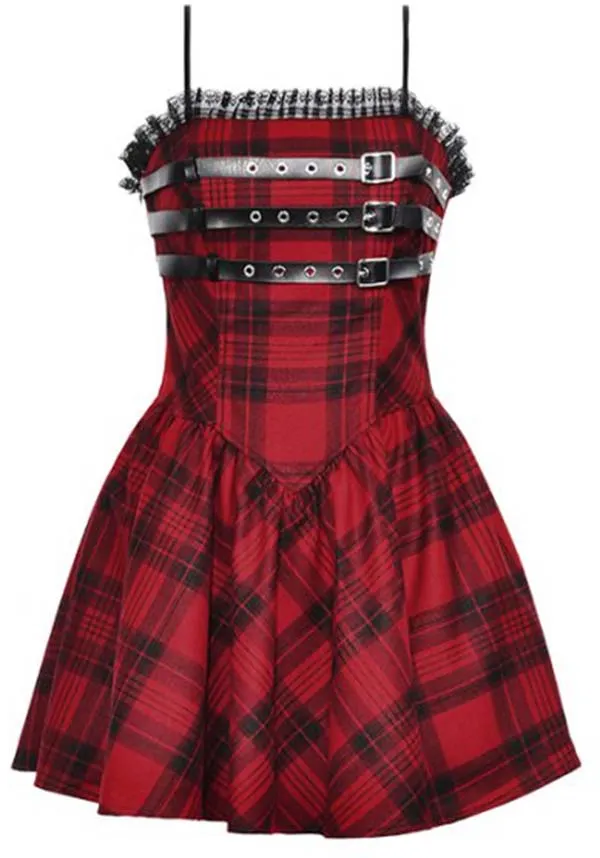 Playful Punk Red Rock | DRESS