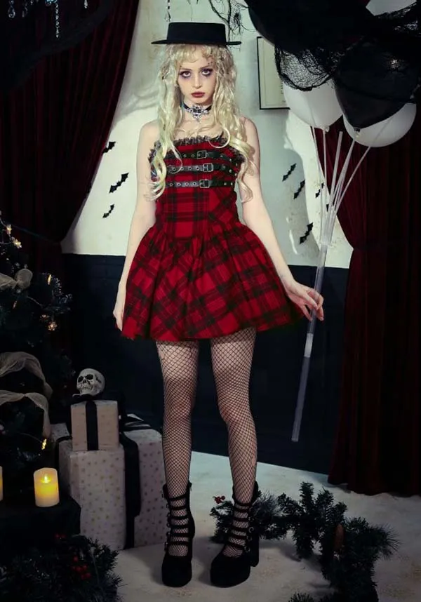 Playful Punk Red Rock | DRESS