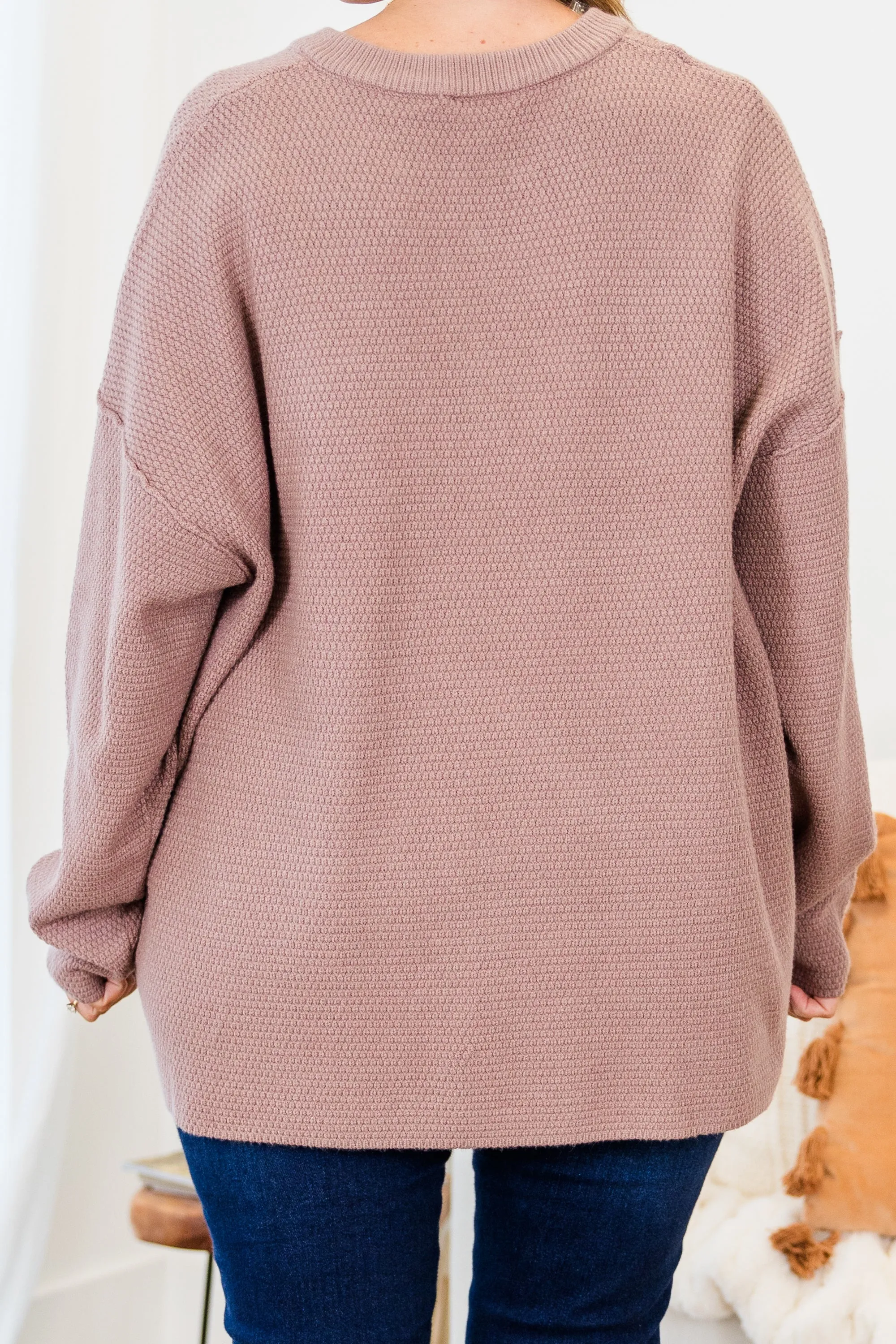 Please Take Me With You Sweater, Taupe