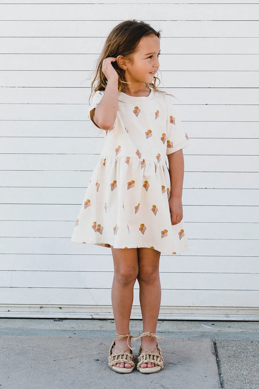 Rylee   Cru Ice Cream Raglan Girls Dress