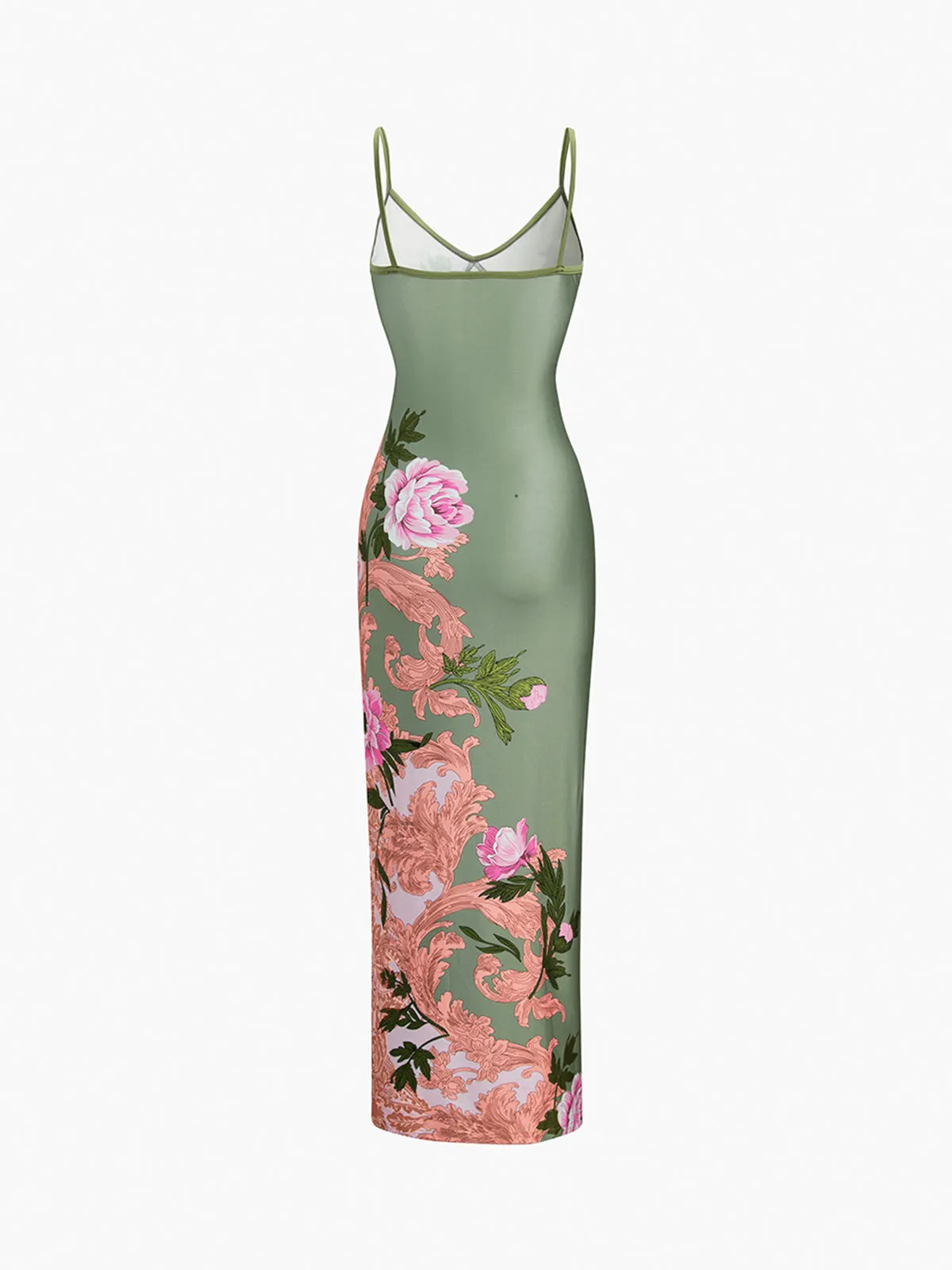 Summer Floral Graceful Long Dress