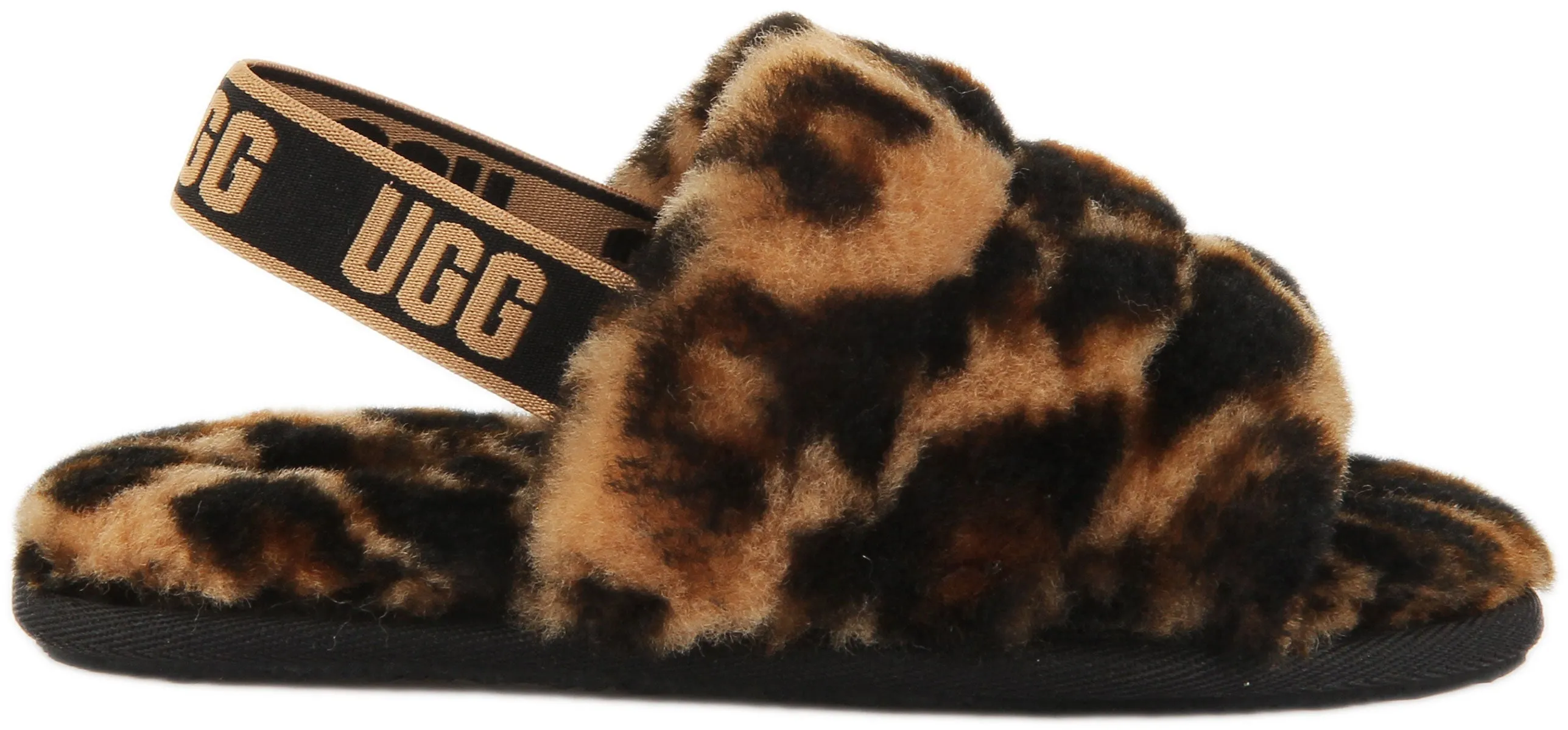 Ugg Australia Fluff Yeah In Leopard For Infants