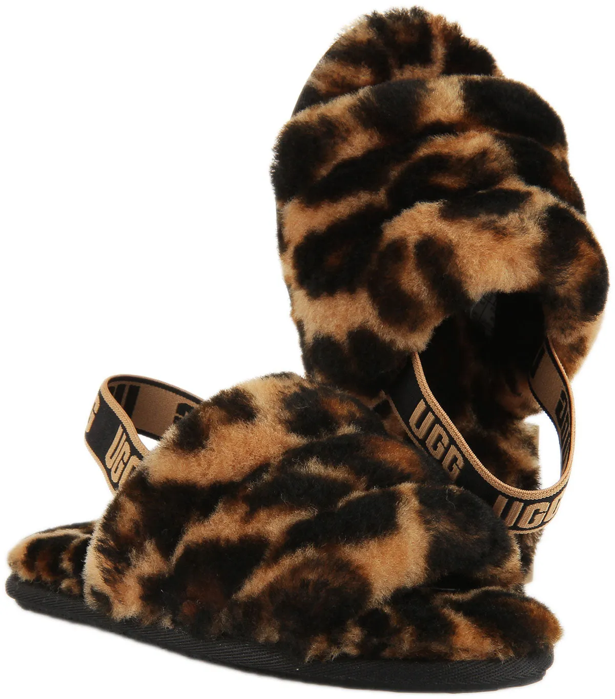 Ugg Australia Fluff Yeah In Leopard For Infants