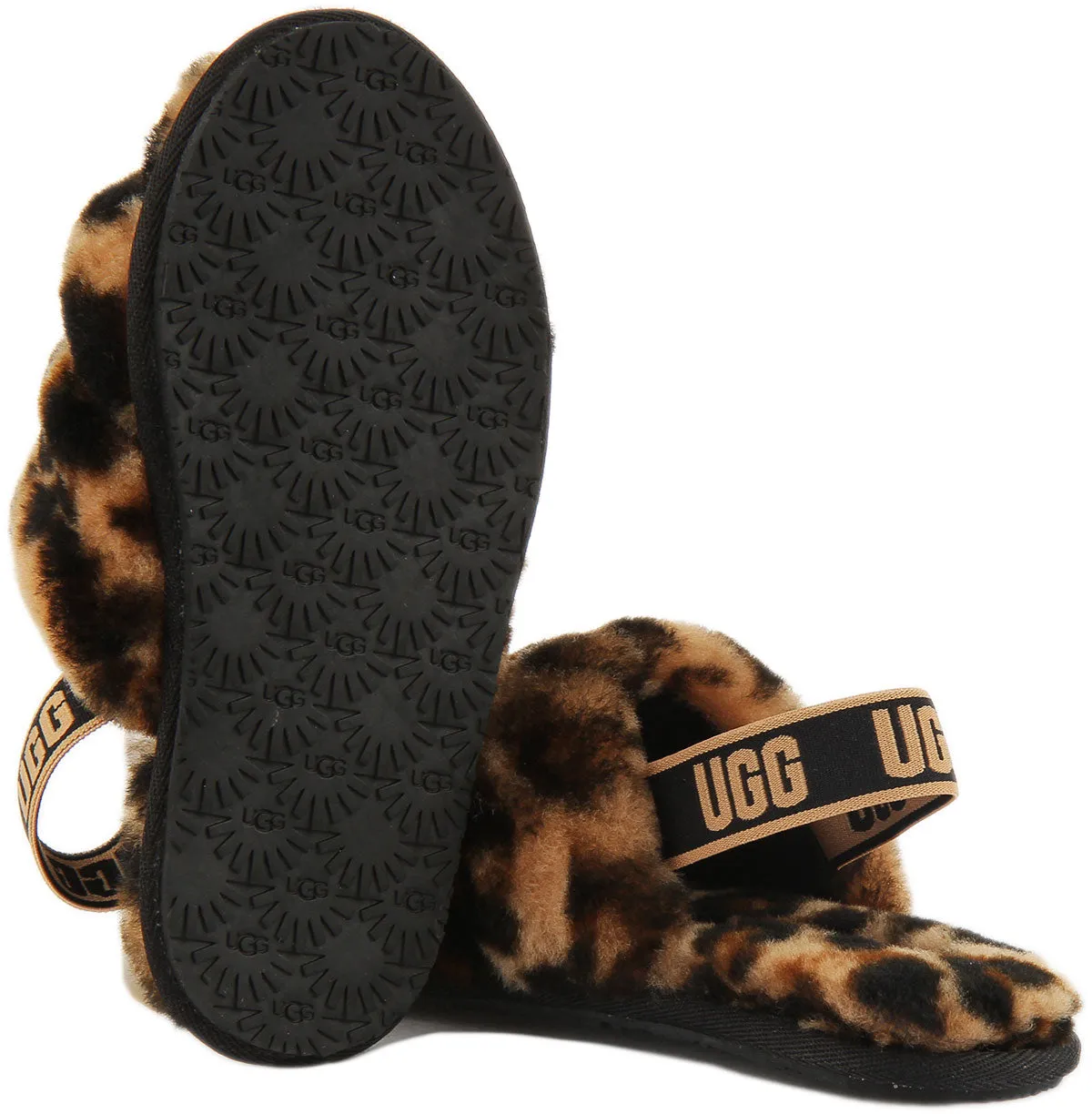 Ugg Australia Fluff Yeah In Leopard For Infants