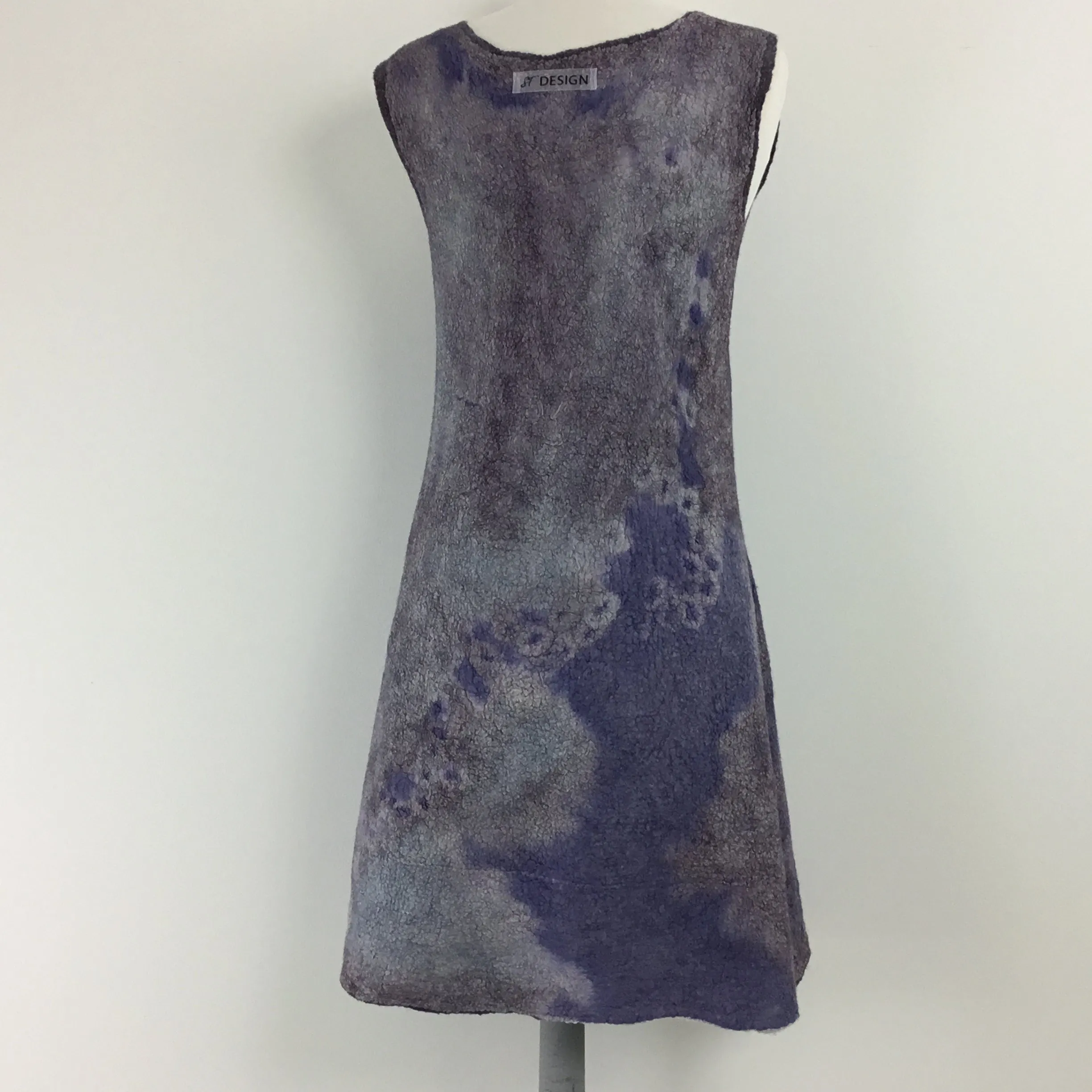 Violet Cascade Dress